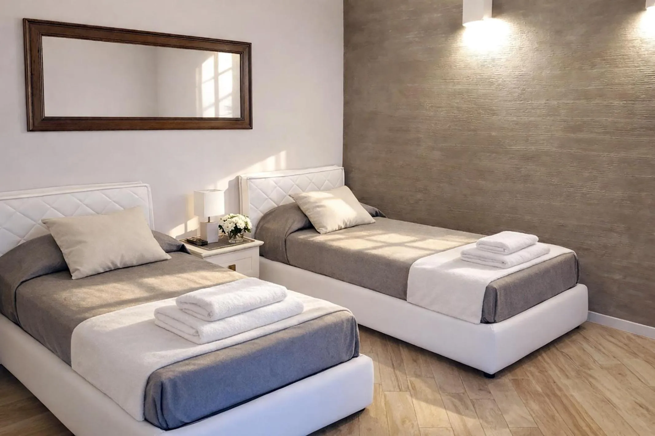 Bed in Hotel Meridiana