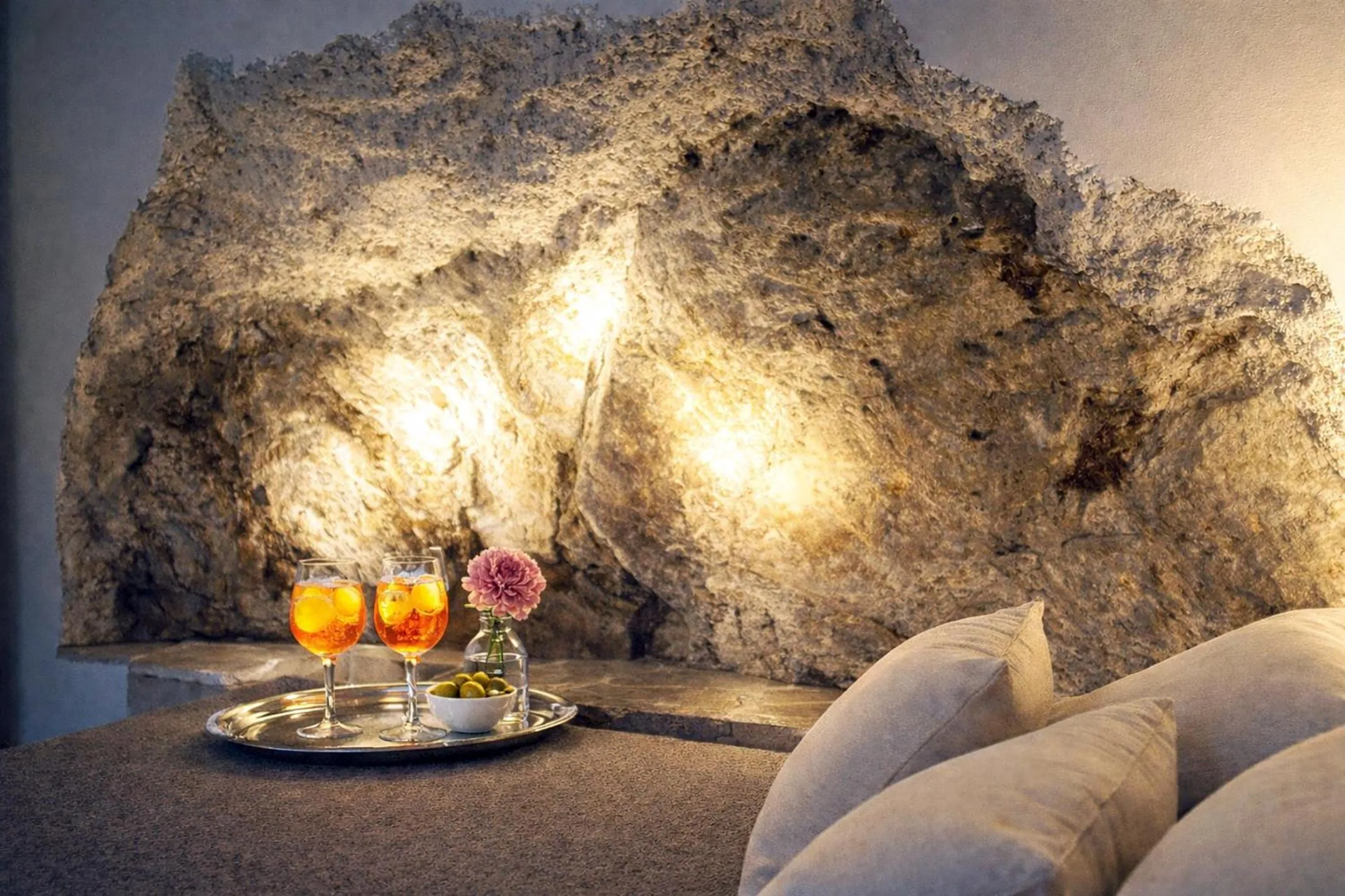 Bed in Hotel Meridiana