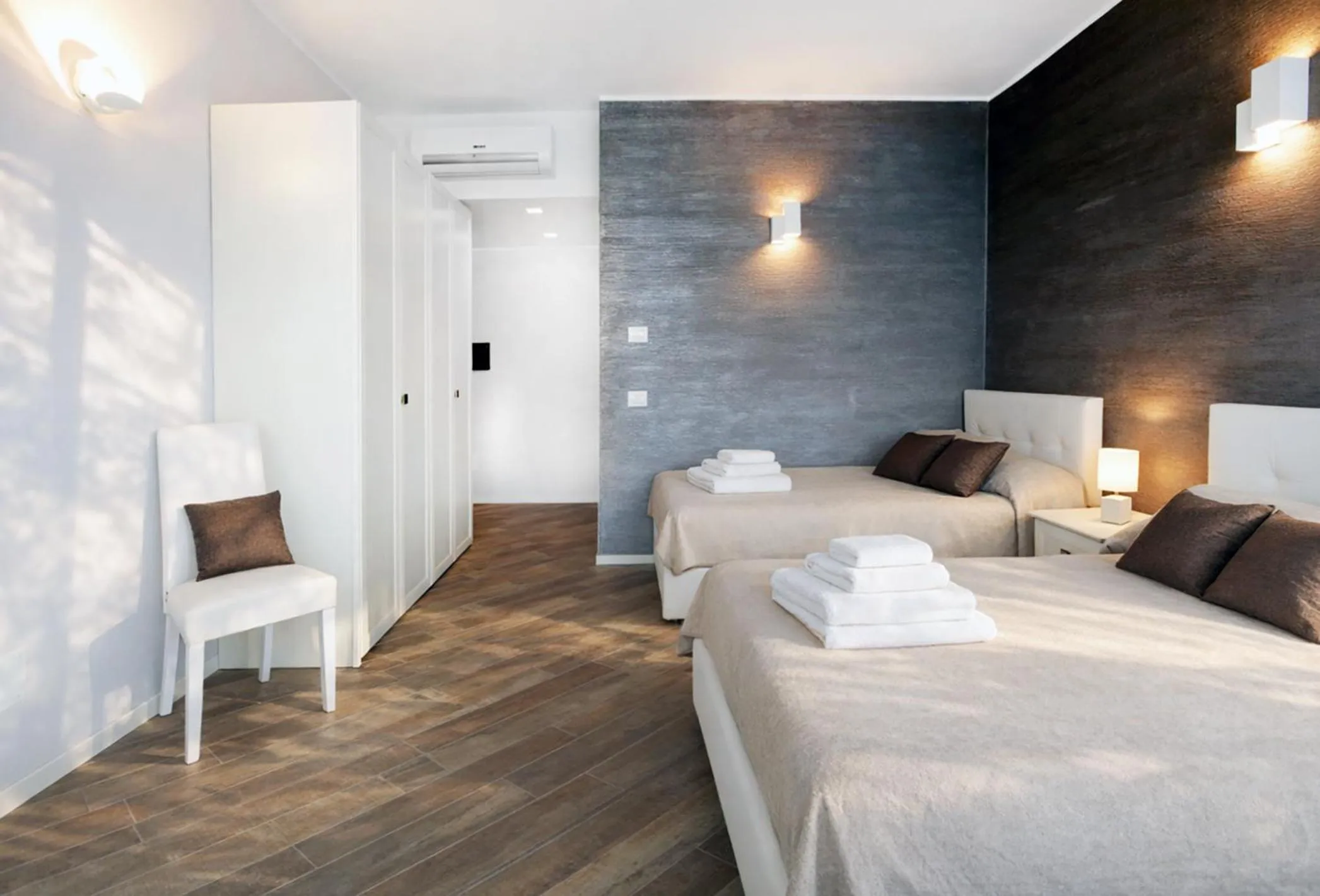 Bed in Hotel Meridiana