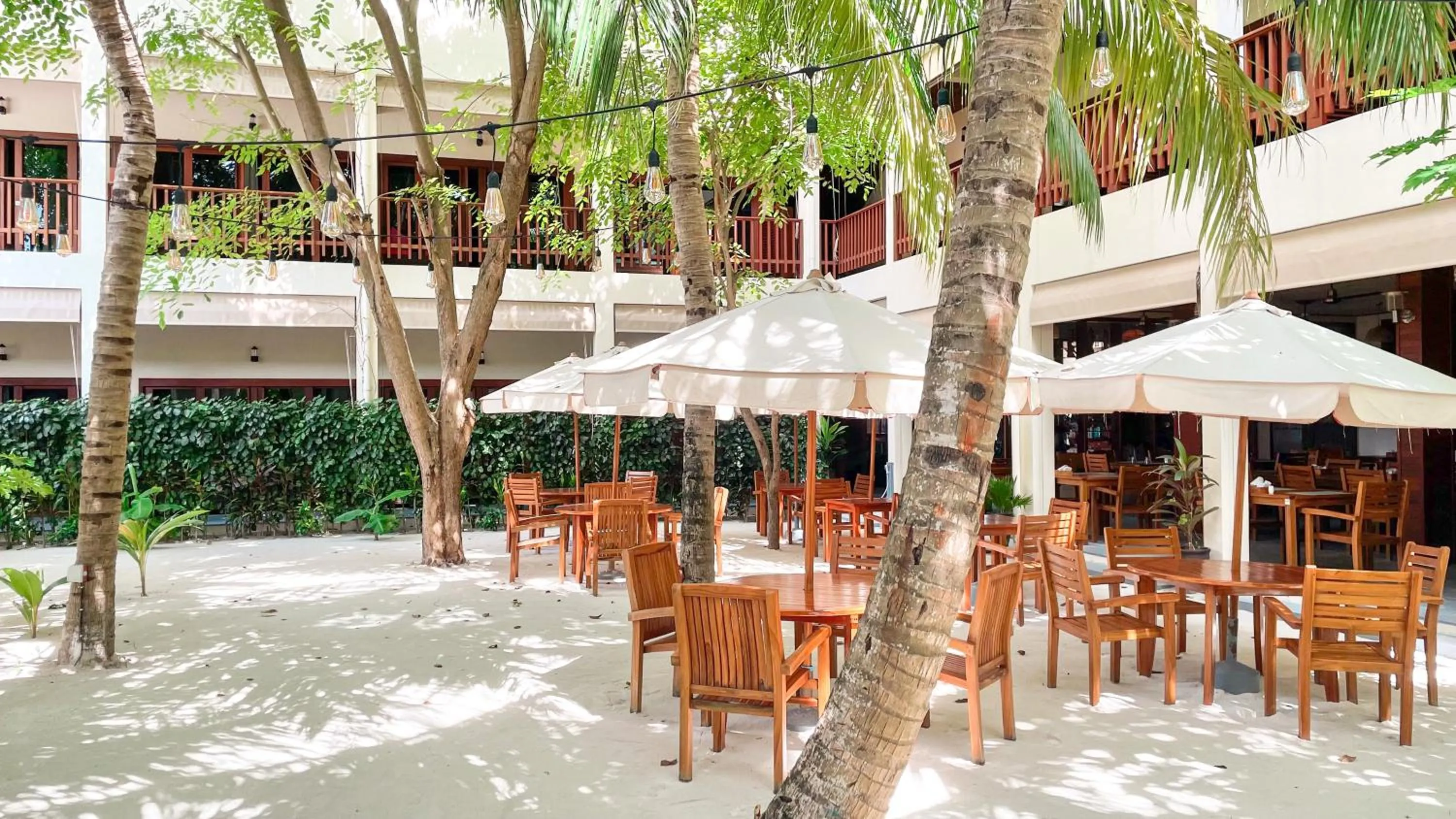 Property building in Araamu Hotels Maldives at Dhiffushi