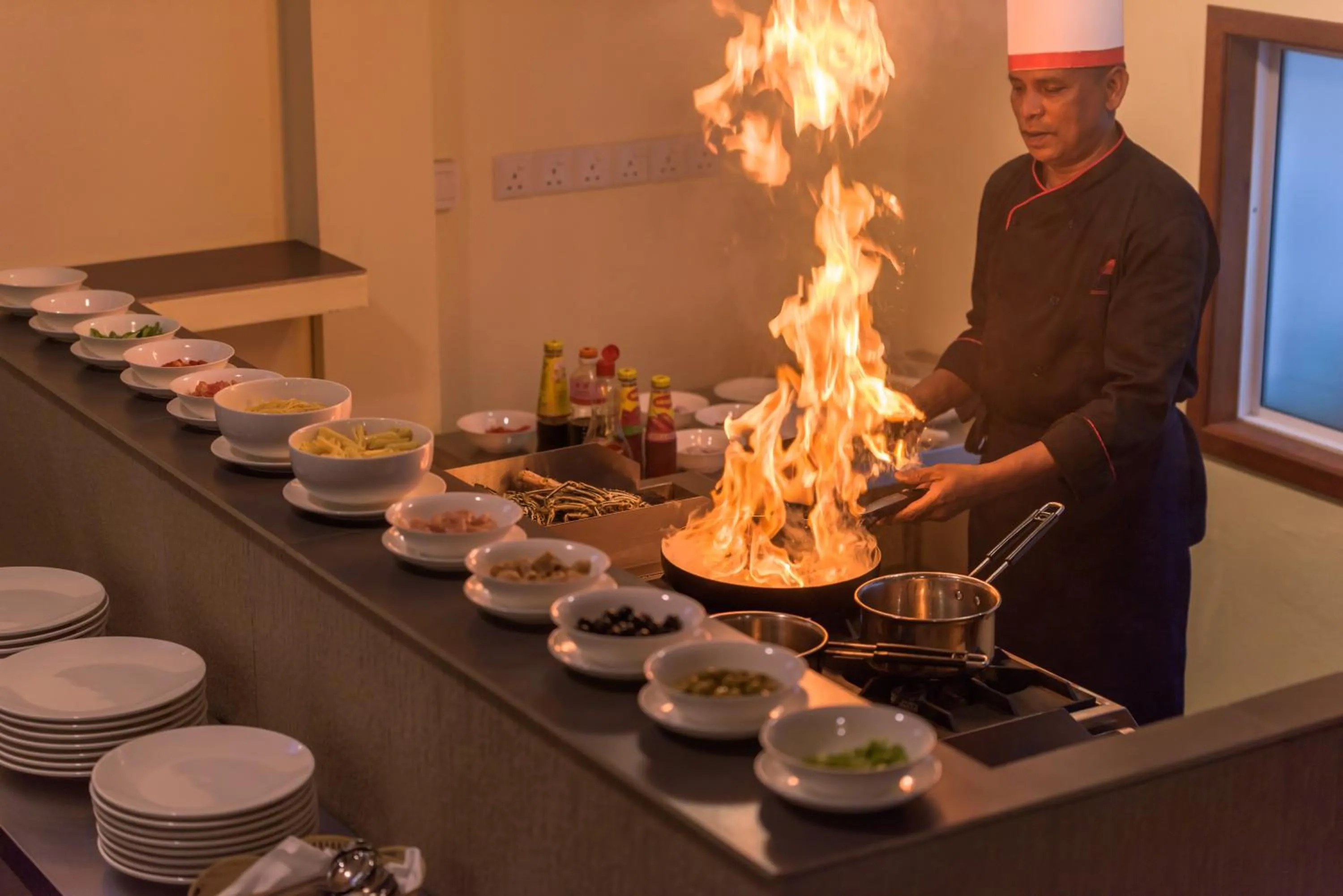 Food and drinks in Araamu Hotels Maldives at Dhiffushi