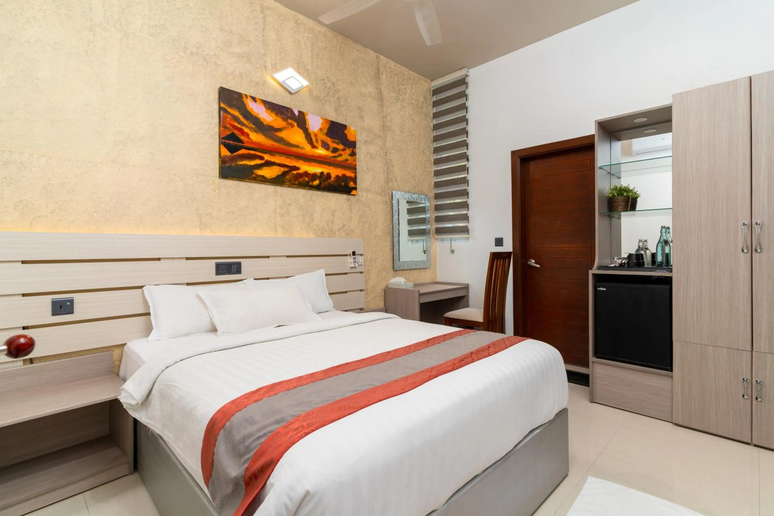 Photo of the whole room, Bed in Nala Veli Villa