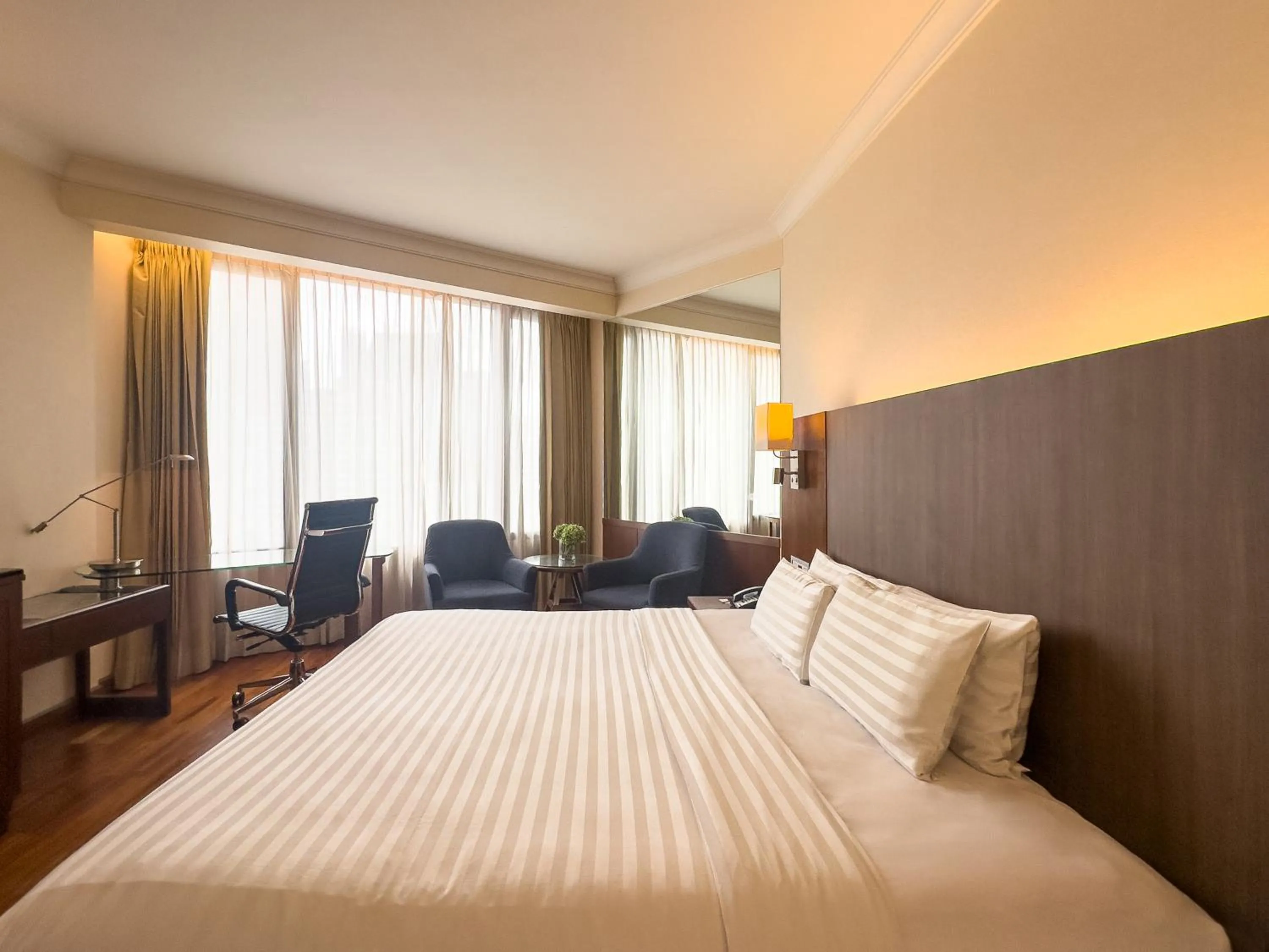 Bed in Rembrandt Hotel Bangkok