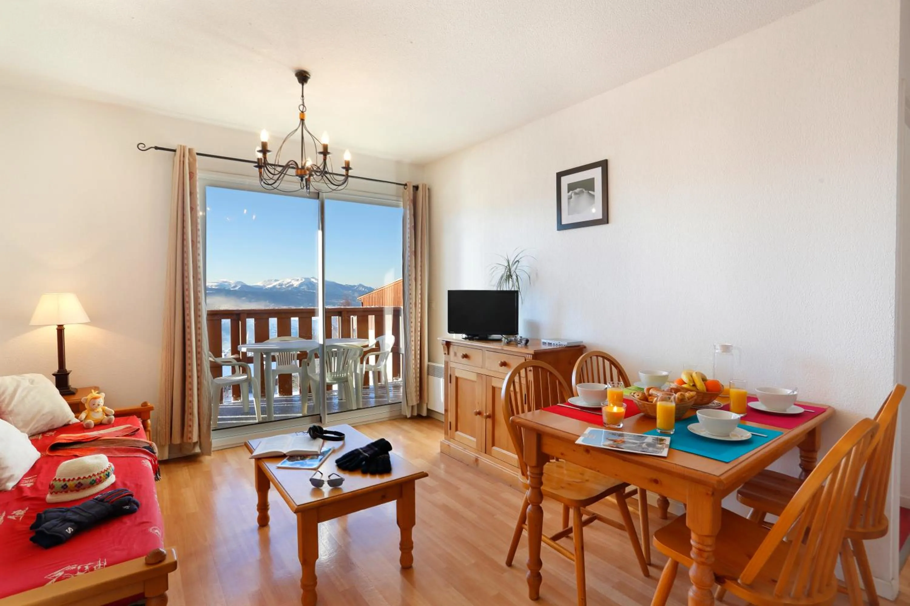 Balcony/Terrace in Résidence Néméa Les Chalets Du Belvédère