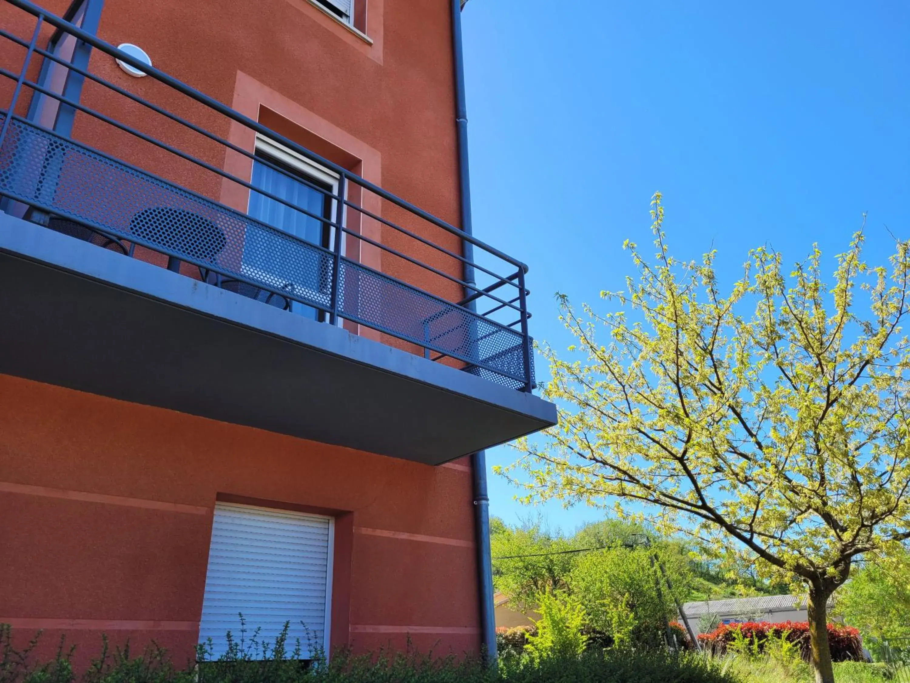 Standard Triple Room with Balcony - Annex building (prohibited animals) in Hotel Restaurant Les Chataigniers Standard Triple Room with Balcony - Annex building (prohibited animals) in Hotel Restaurant Les Chataigniers