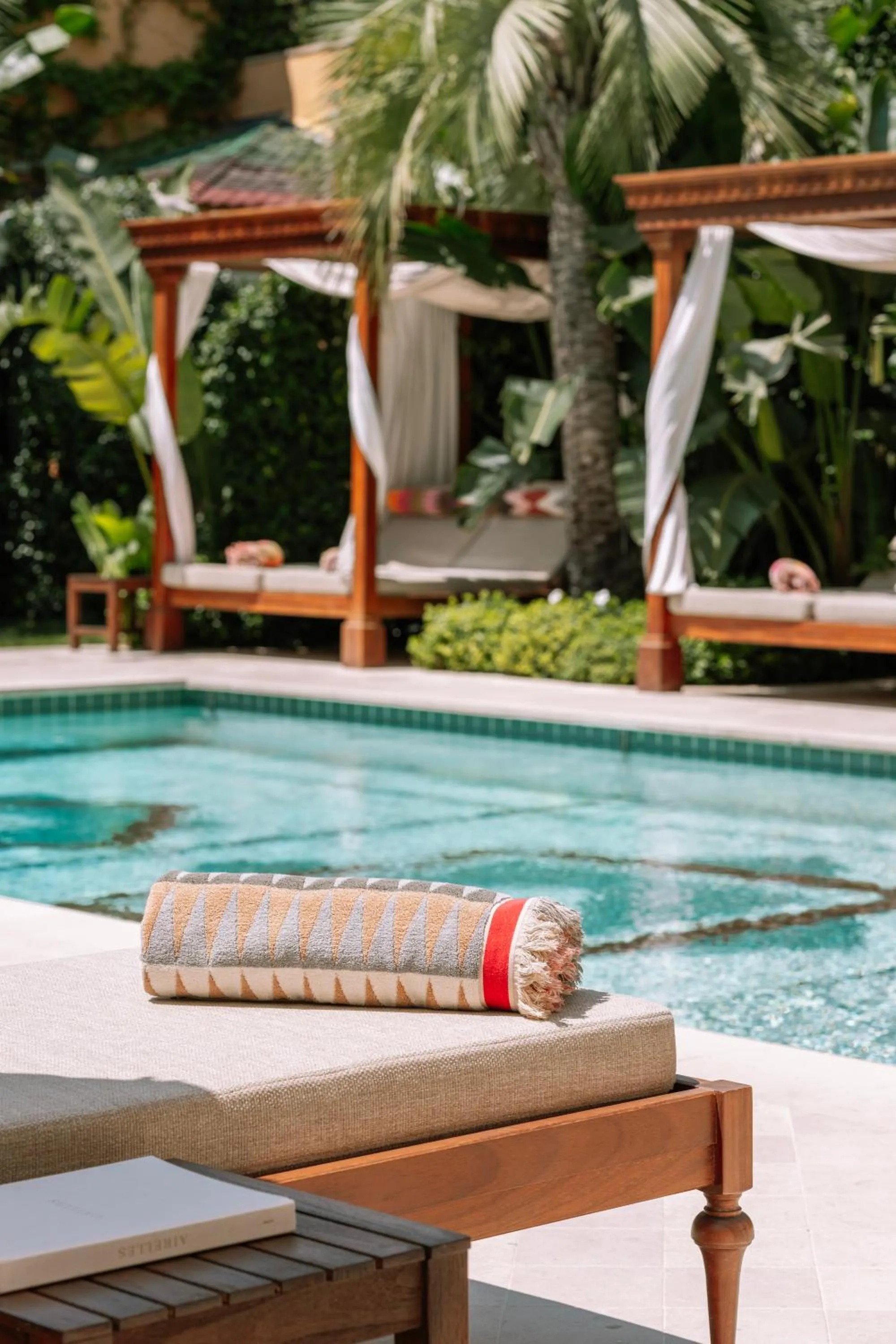 Swimming pool in Airelles Pan Dei Palais