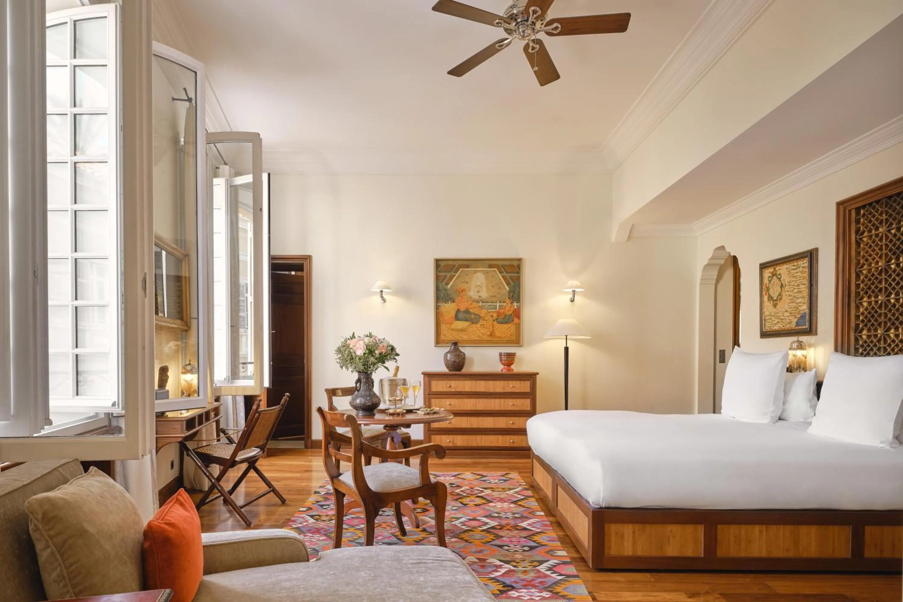 Bedroom, Bed in Airelles Pan Dei Palais