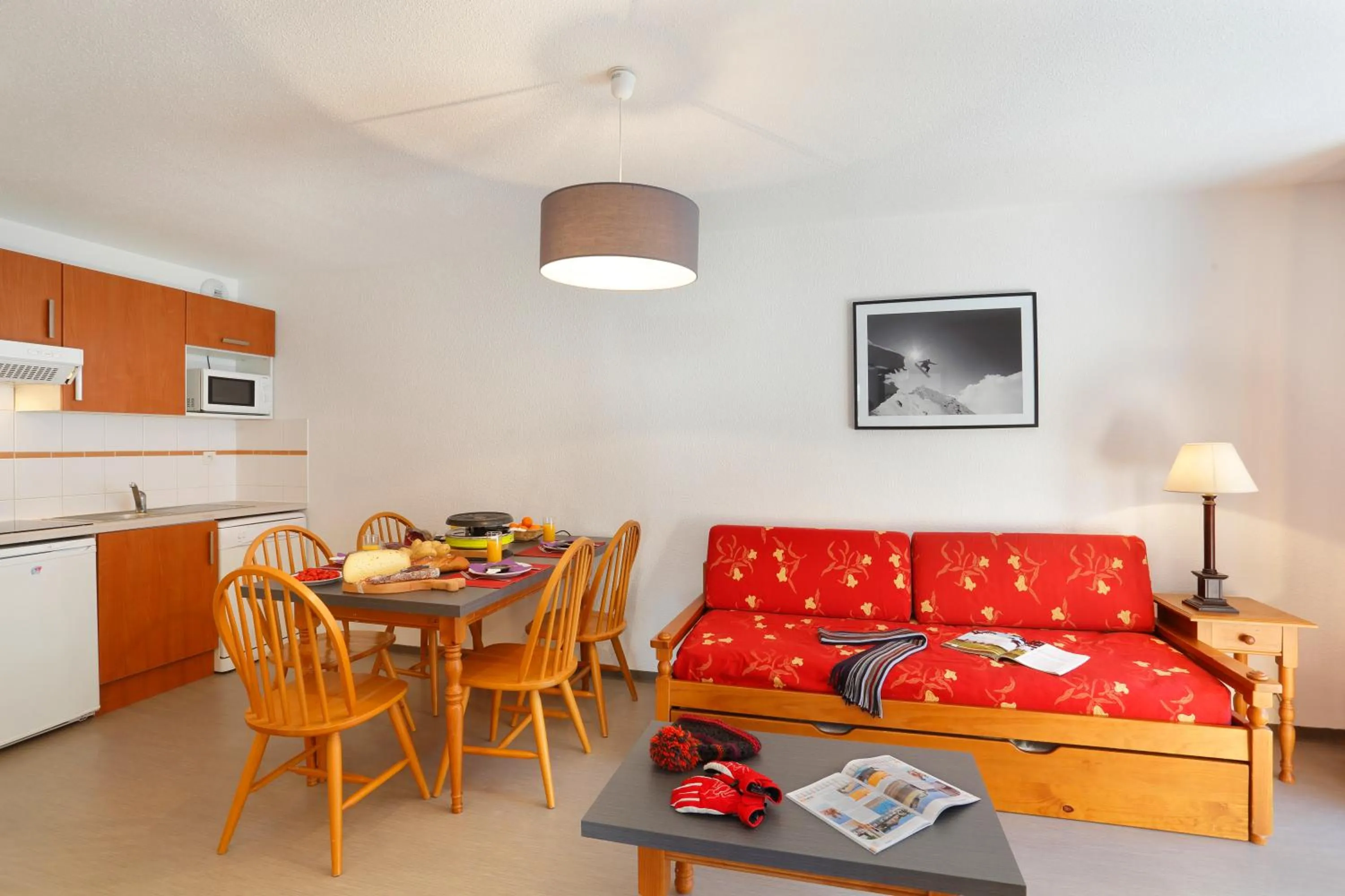 Living room in Résidence Goélia Les Grands Ax