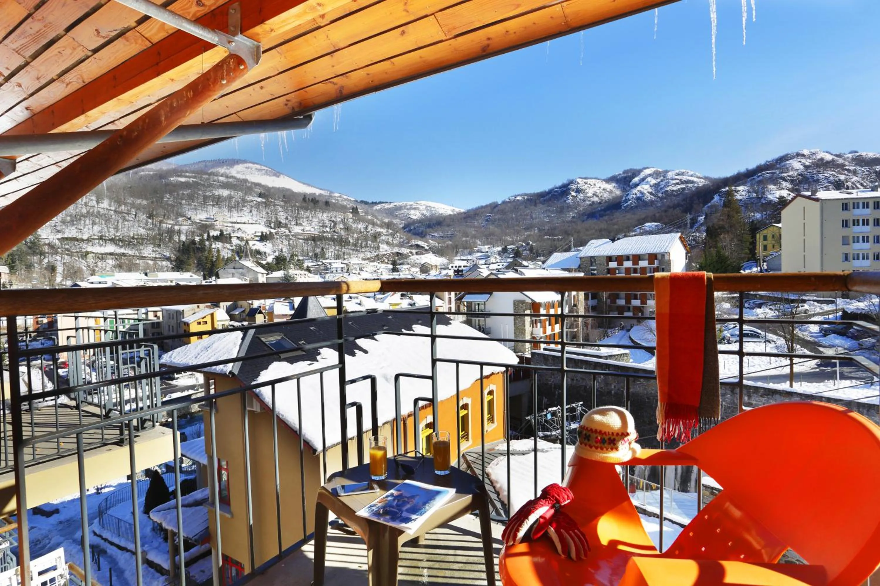 Balcony/Terrace in Résidence Goélia Les Grands Ax