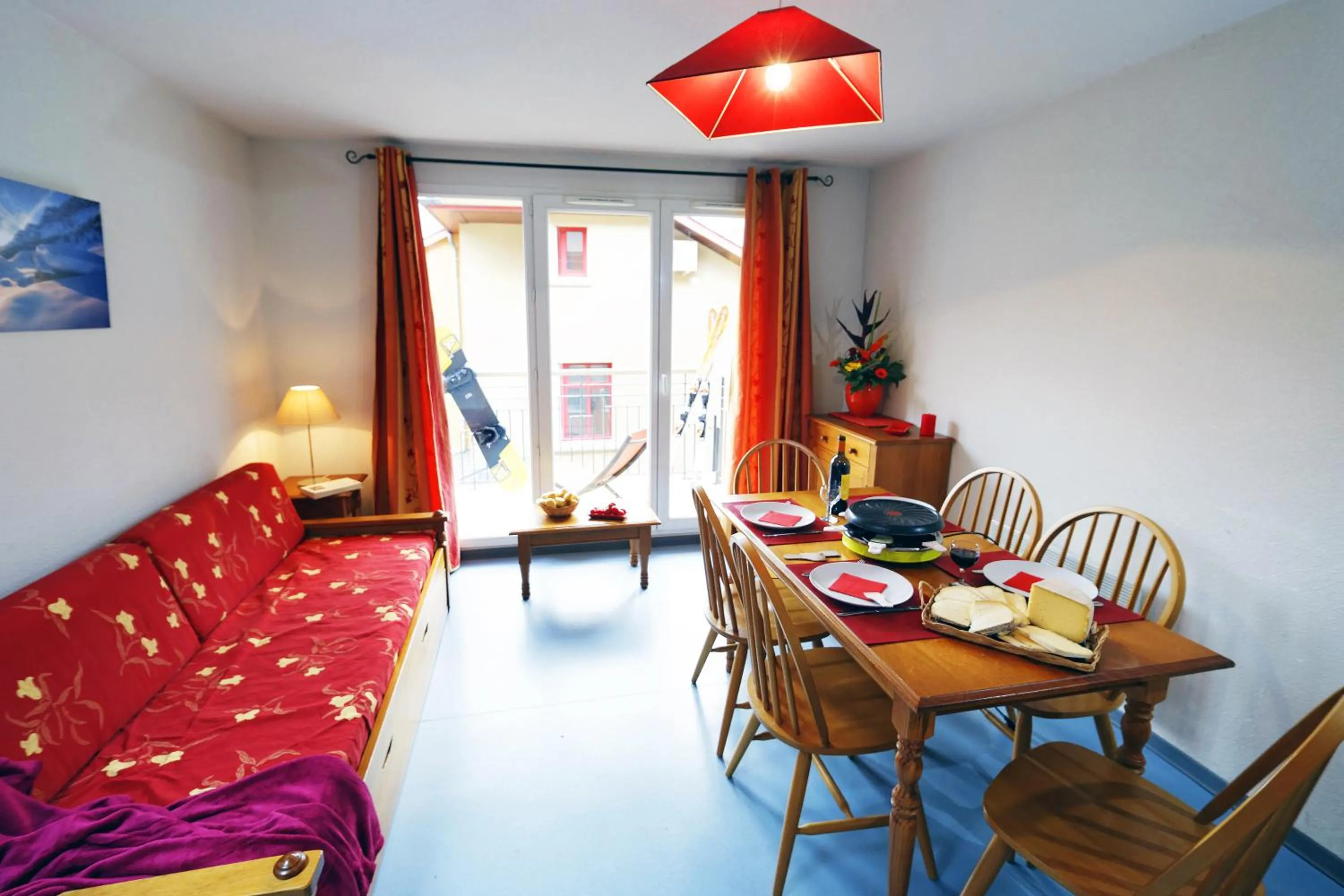 Living room in Résidence Goélia Les Grands Ax