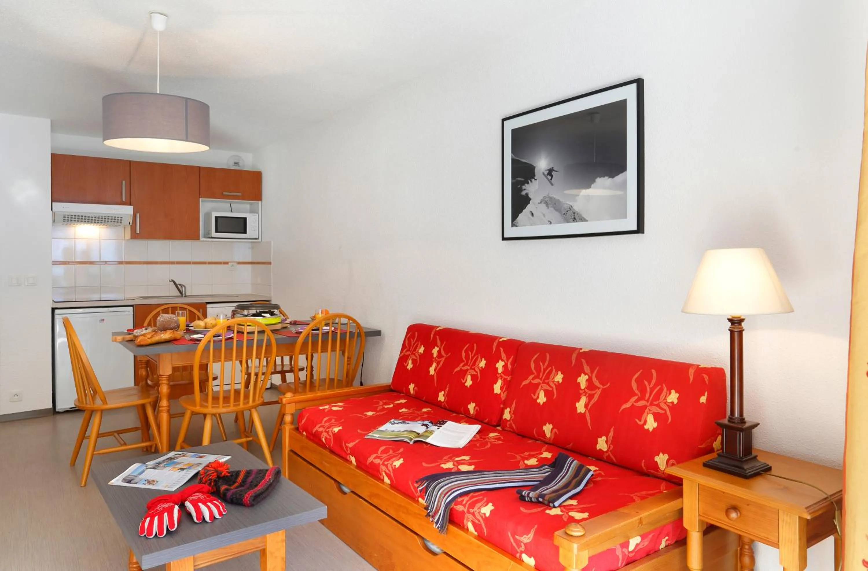 Kitchen or kitchenette in Résidence Goélia Les Grands Ax