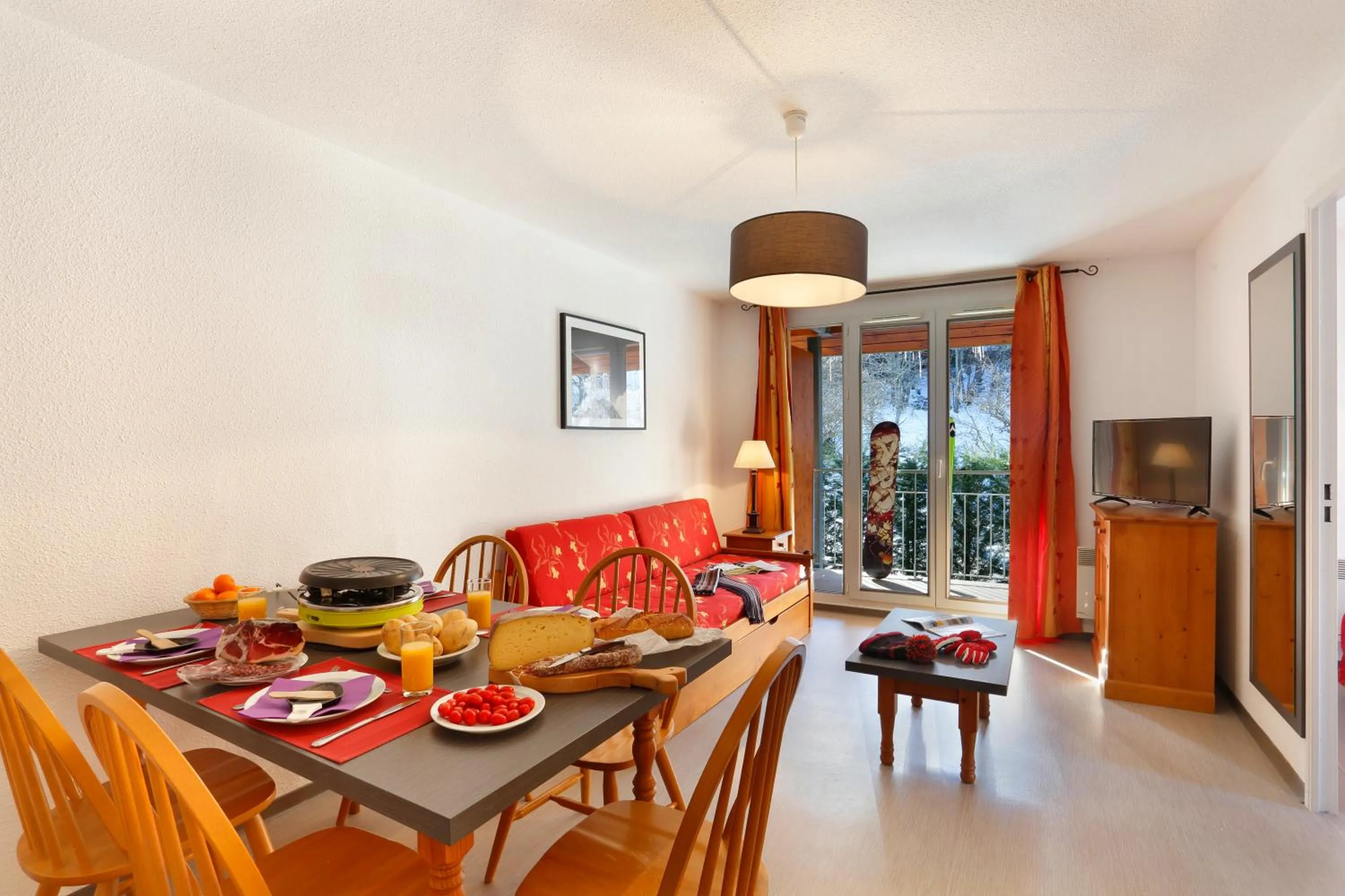 Living room in Résidence Goélia Les Grands Ax