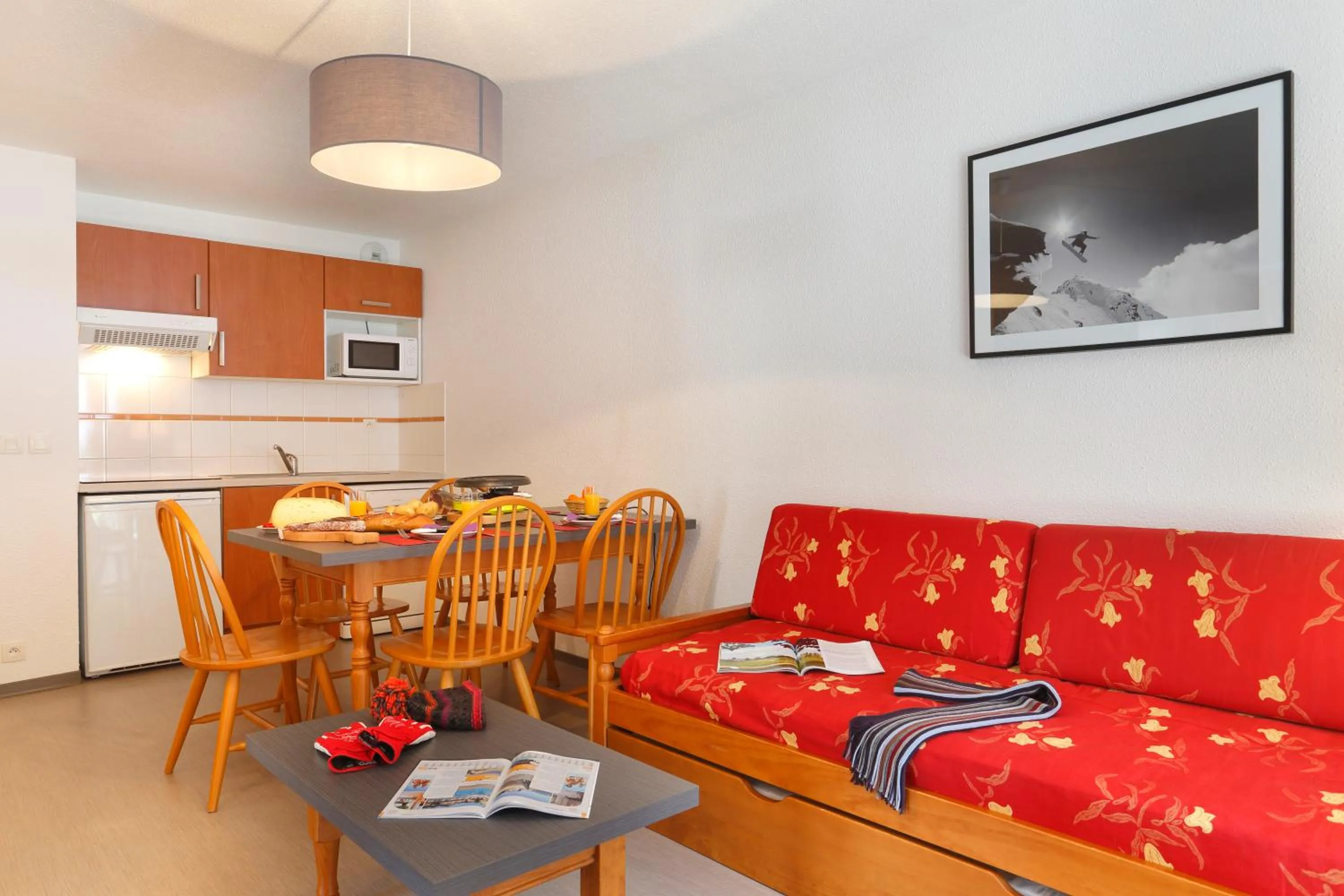 Kitchen or kitchenette in Résidence Goélia Les Grands Ax