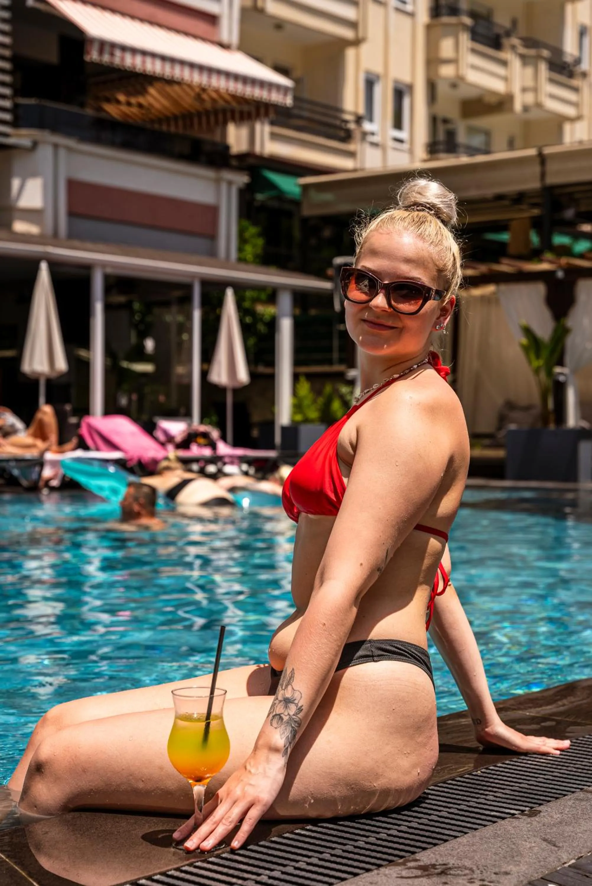 Pool view in HMA Hotel & Suites