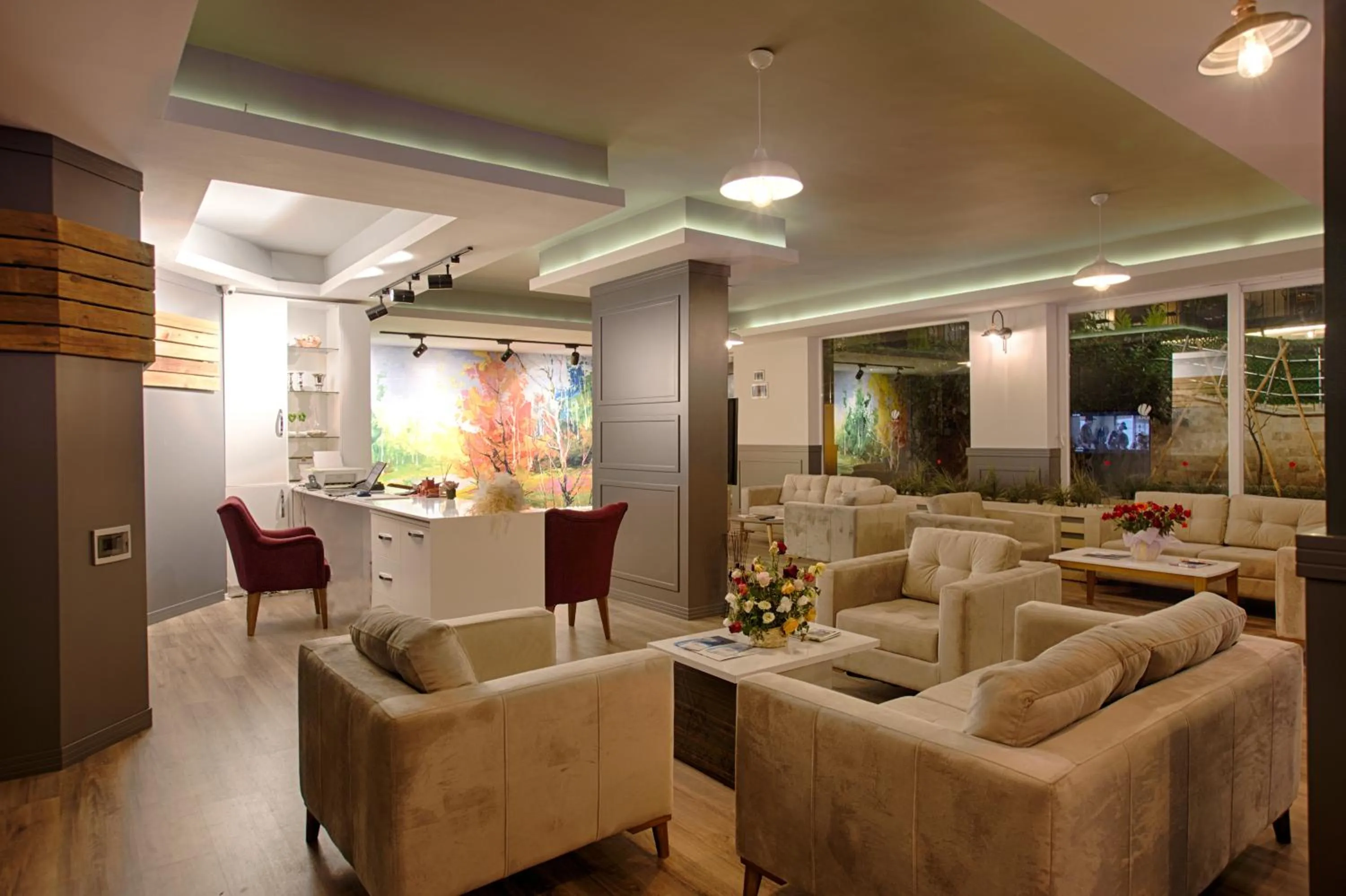 Lobby or reception in HMA Hotel & Suites
