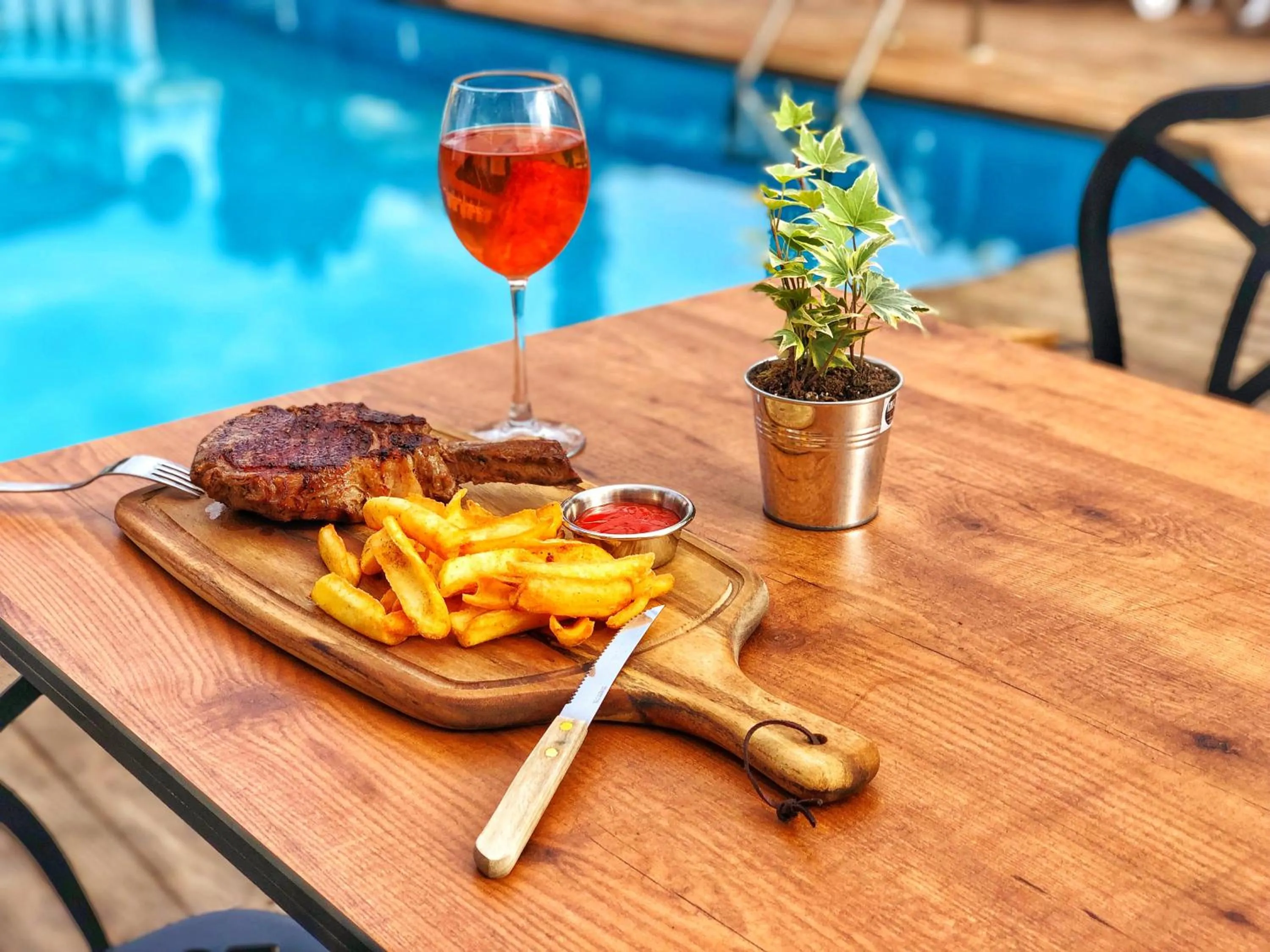 Food close-up in HMA Hotel & Suites