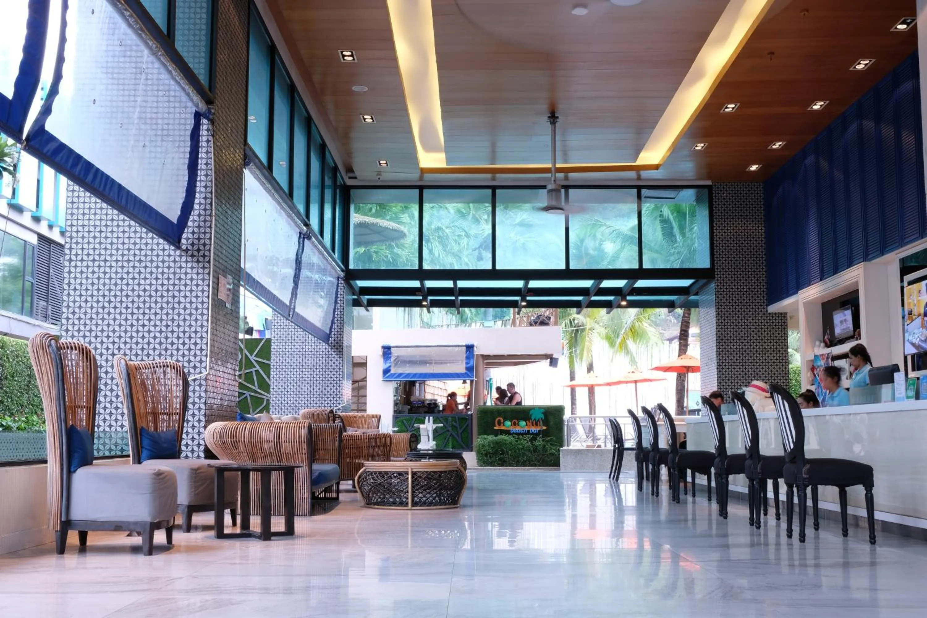 Lobby or reception in The Beach Boutique House