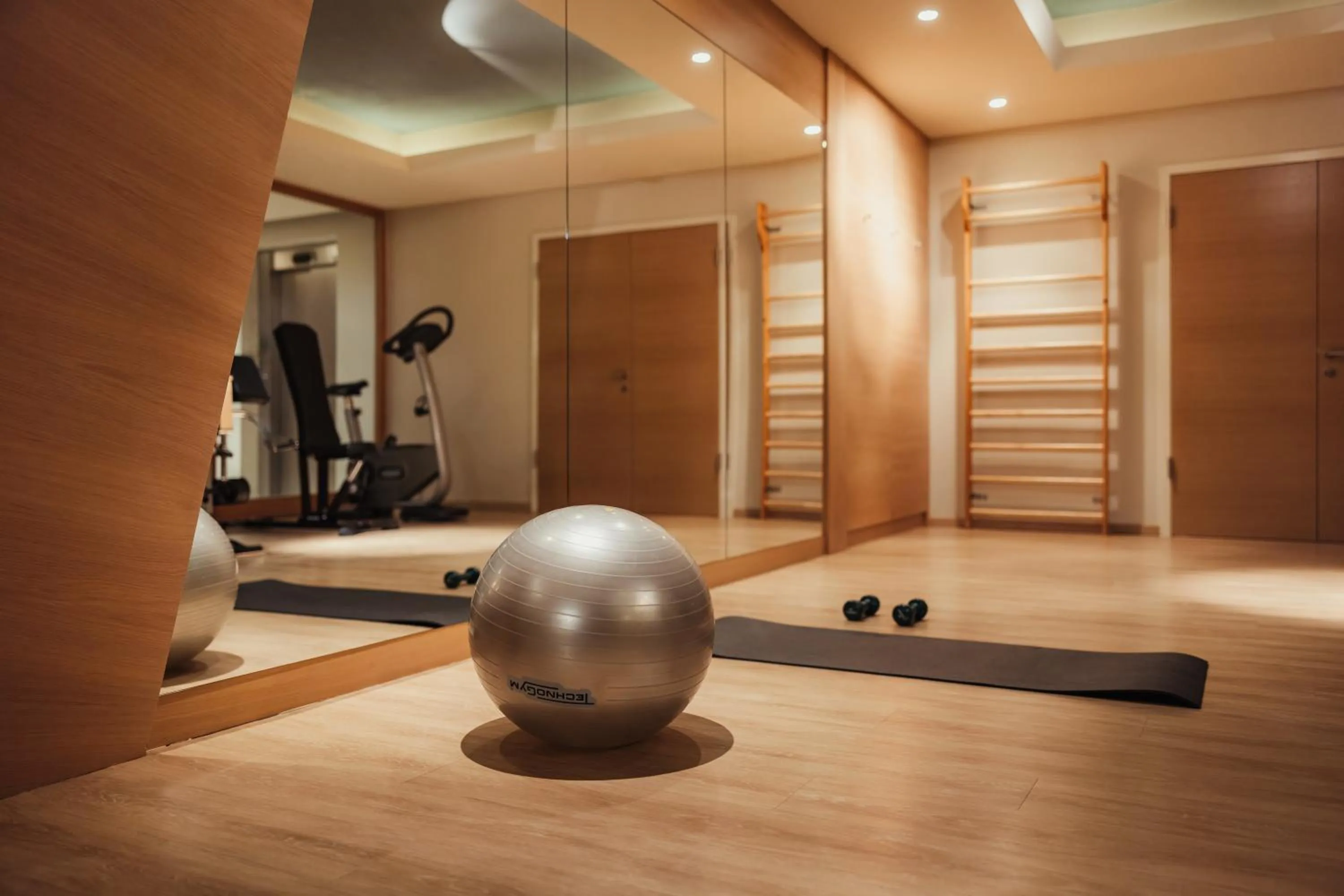 Fitness centre/facilities in Hotel Diamant