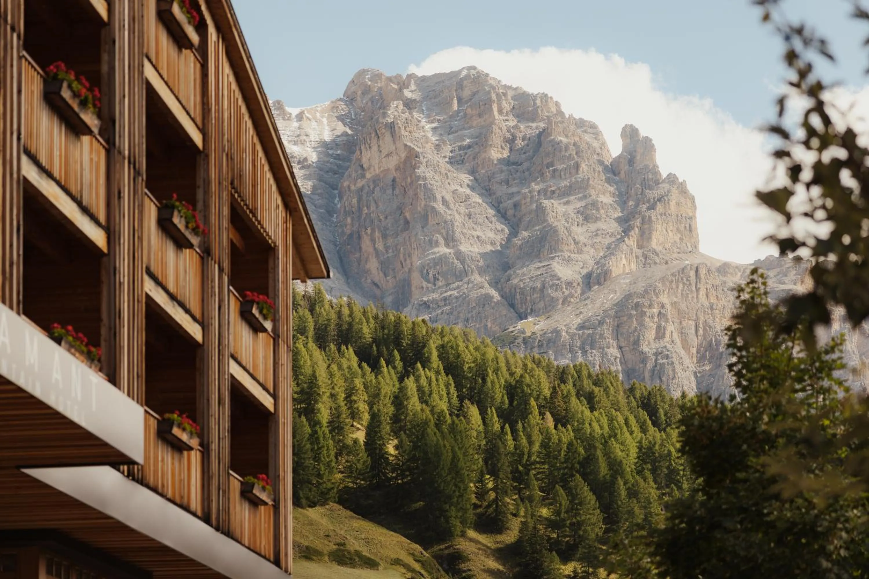 Property building in Hotel Diamant