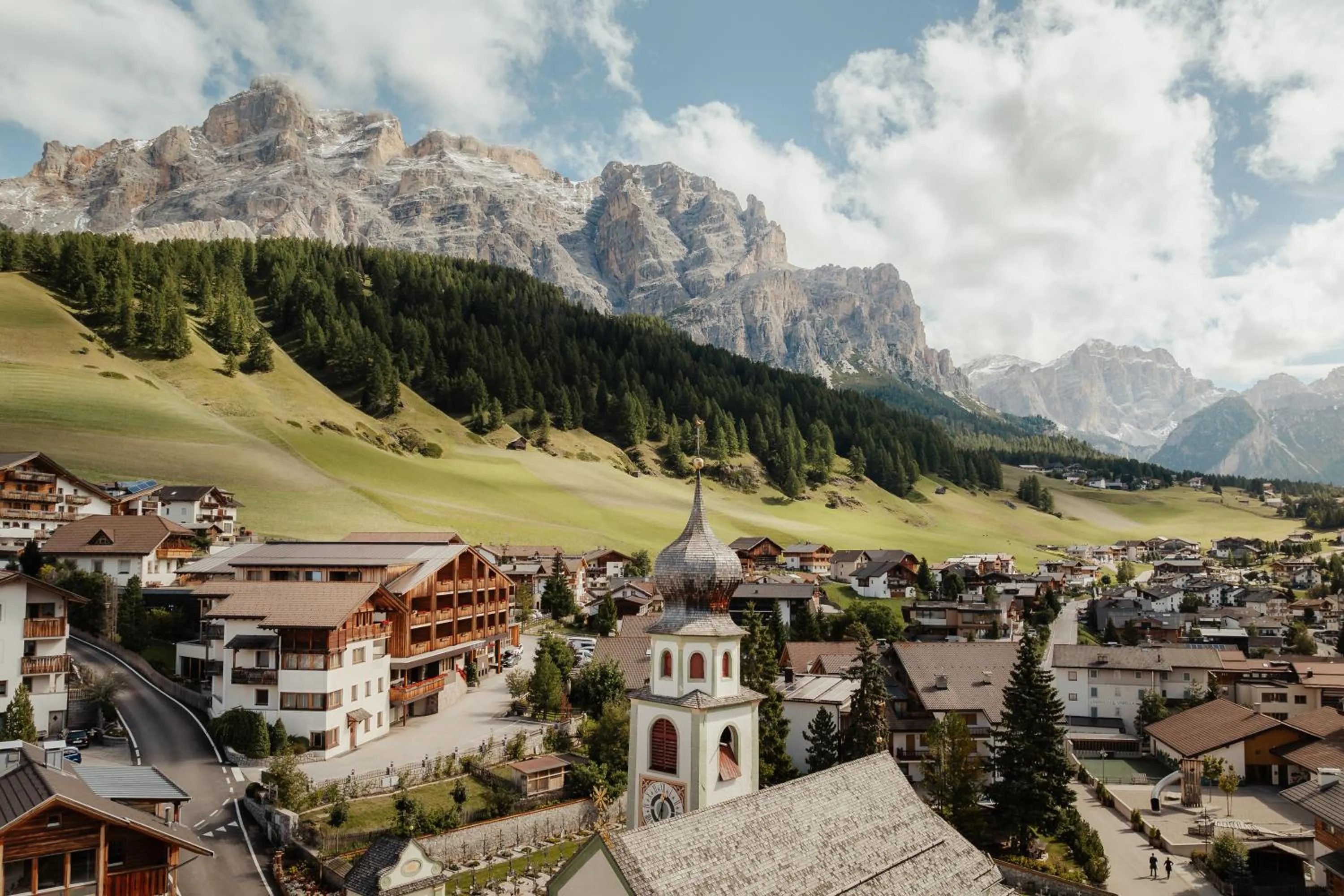 Bird's eye view in Hotel Diamant