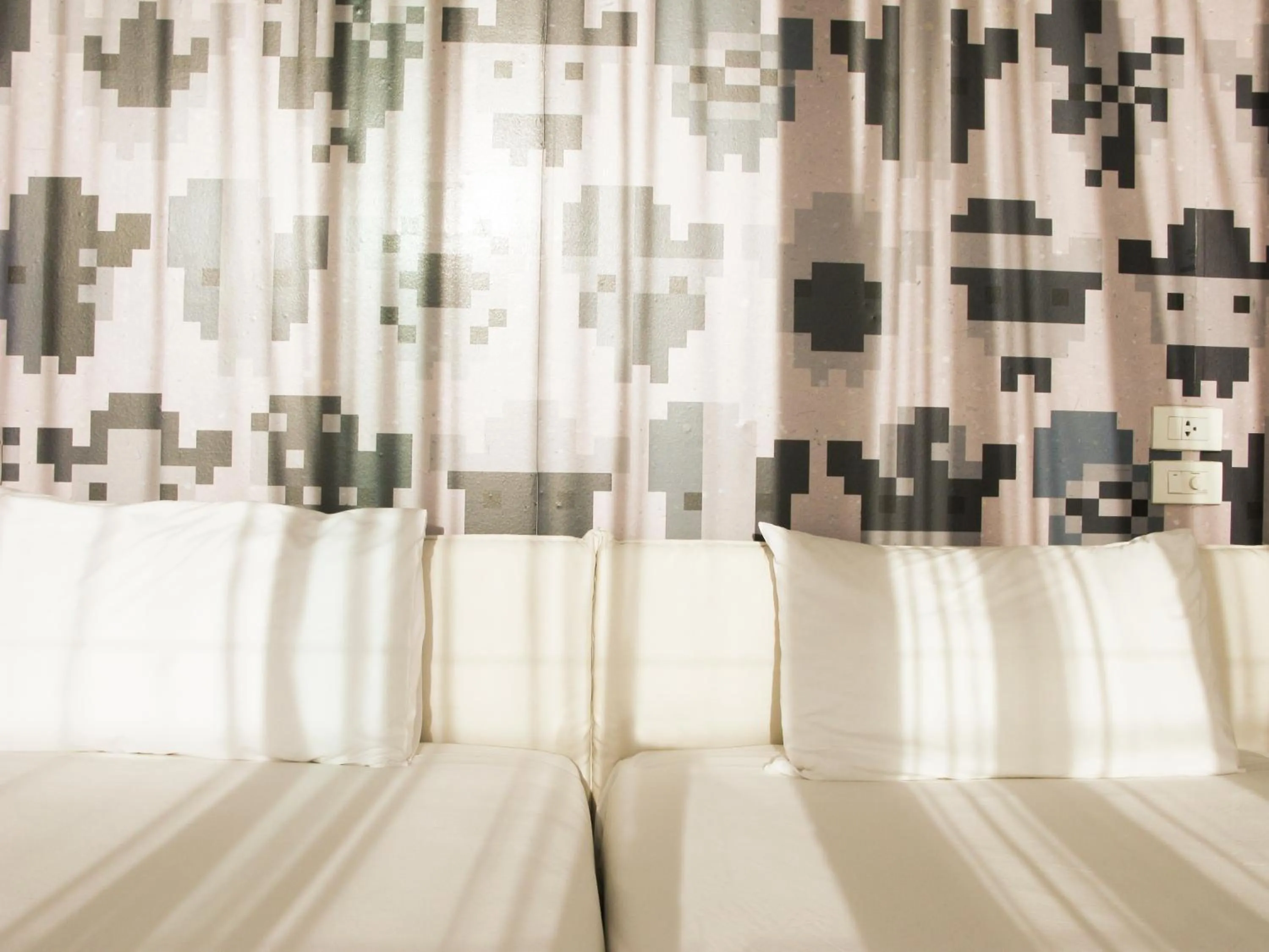 Decorative detail in Refillnow! Hostel