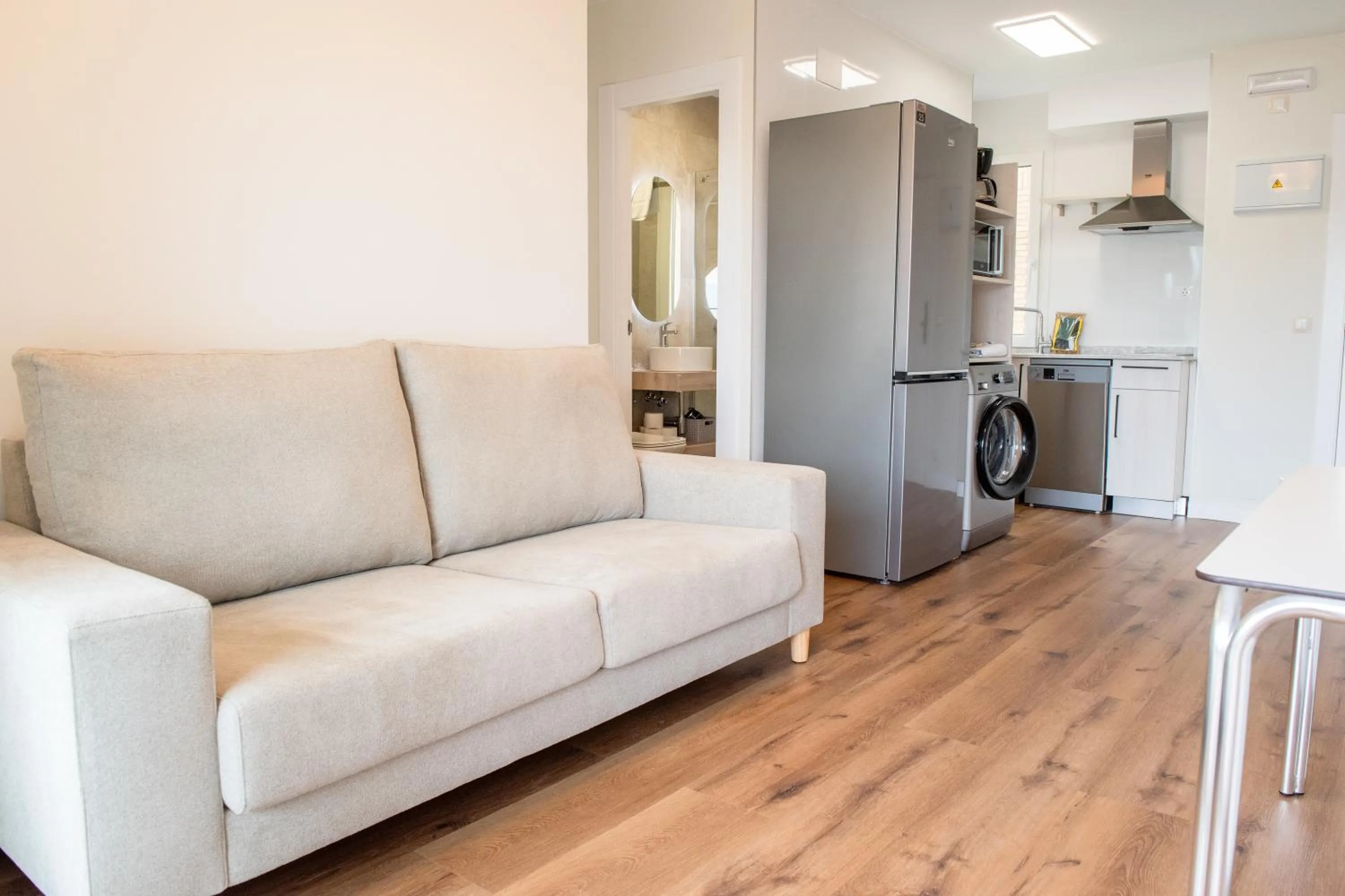 Kitchen or kitchenette in Apartamentos Suaces