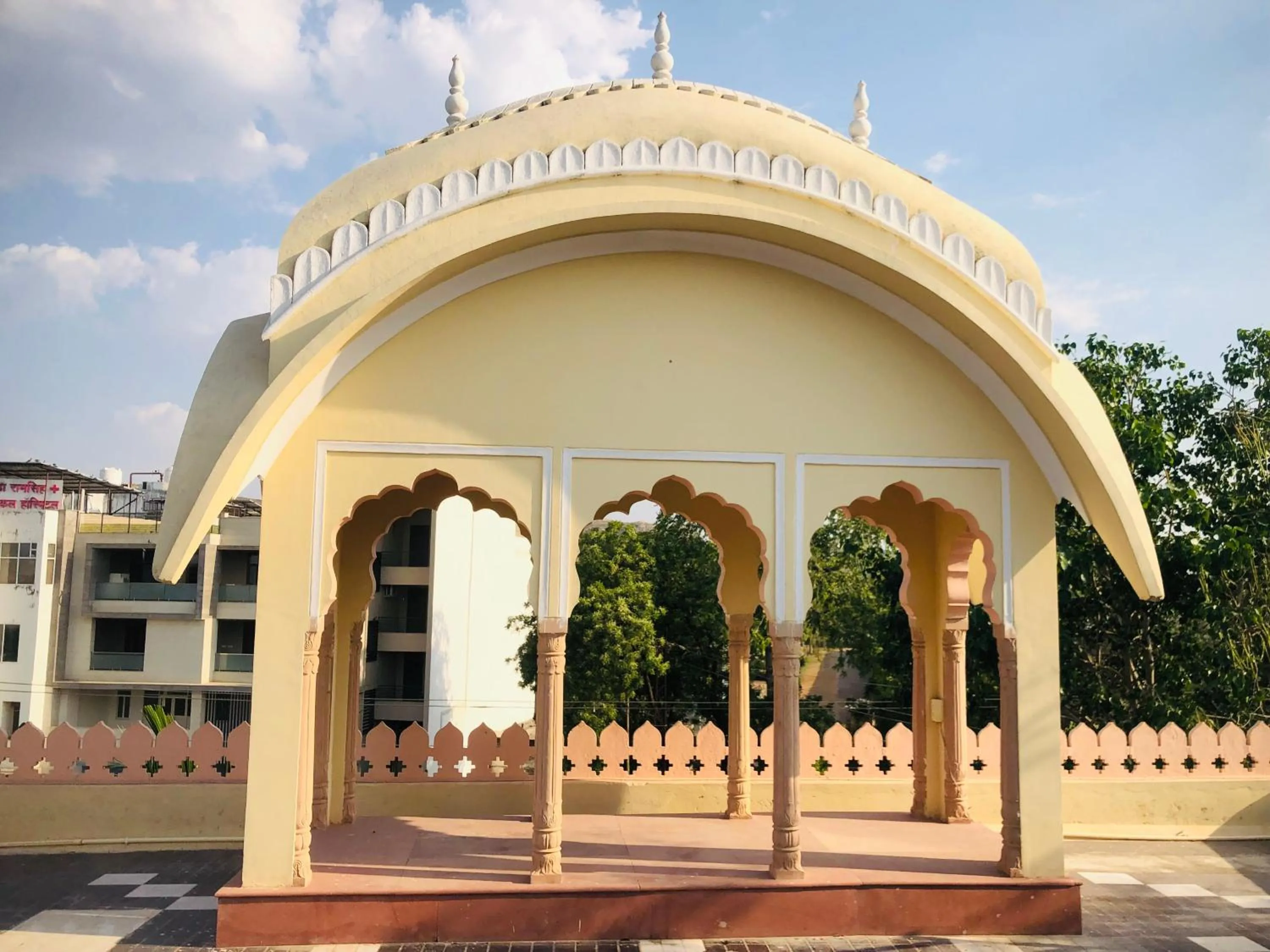 Seating area in Hotel Ranthambore Haveli