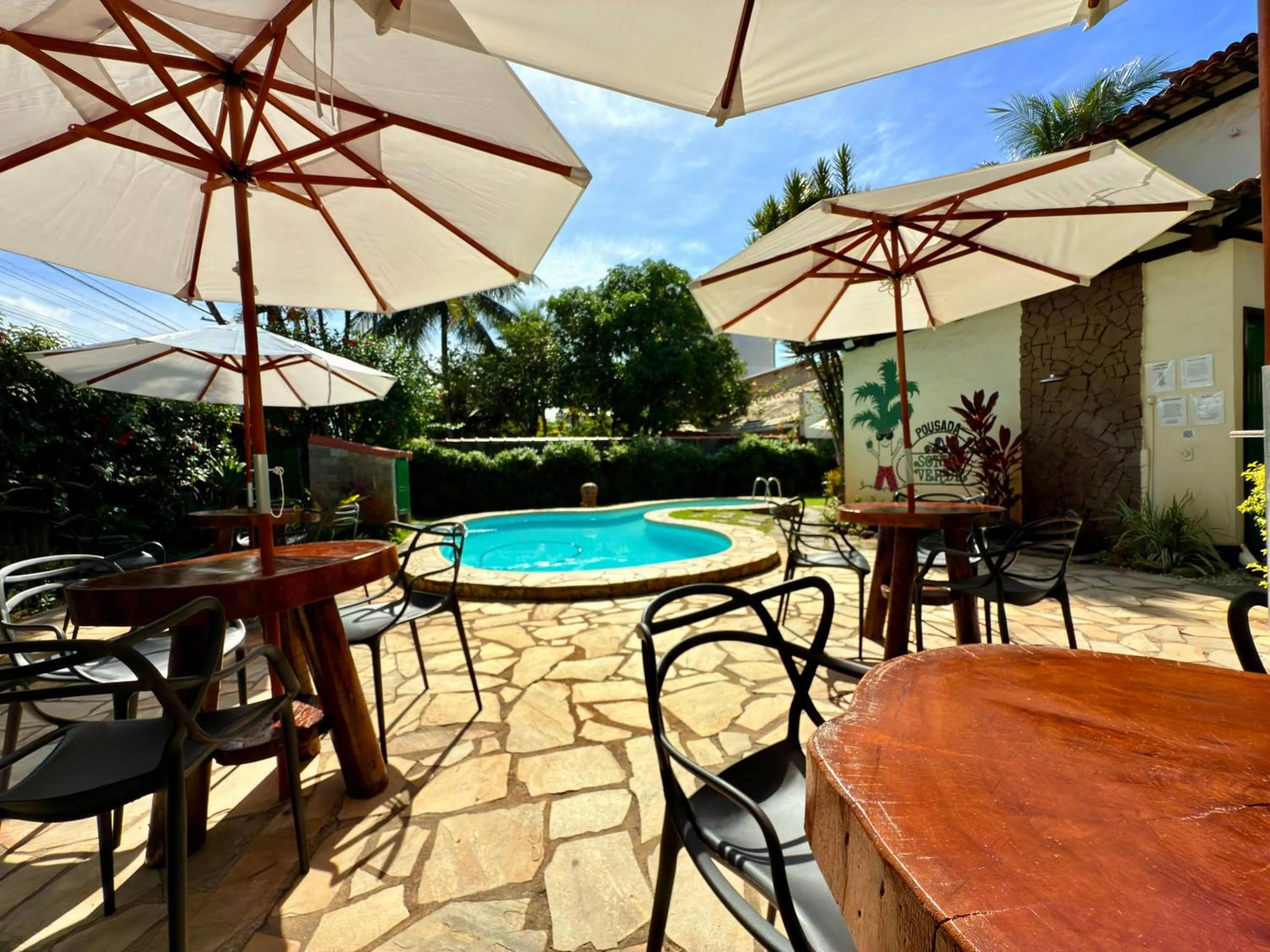 Property building in Pousada Sonho Verde