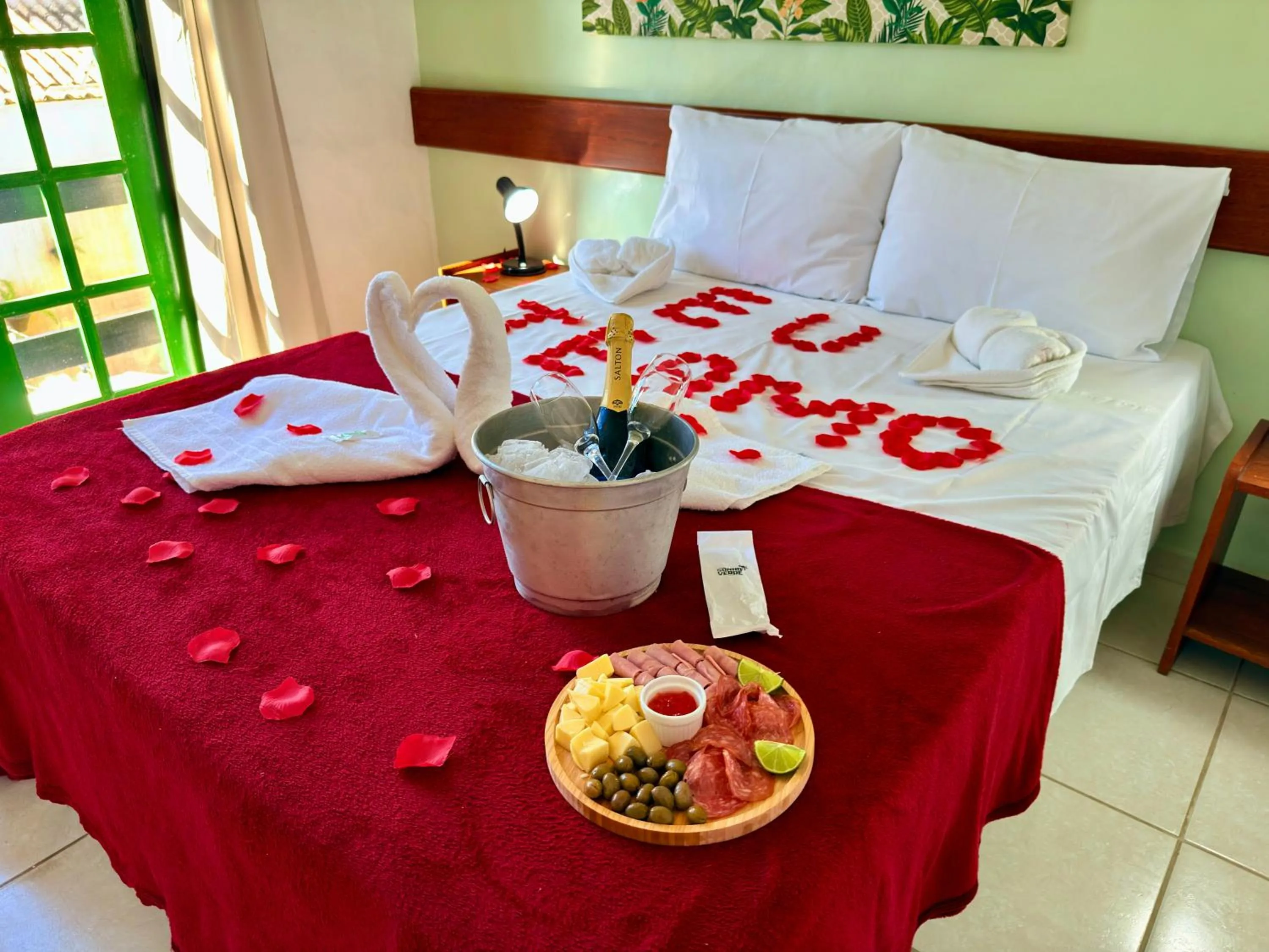 Bed in Pousada Sonho Verde