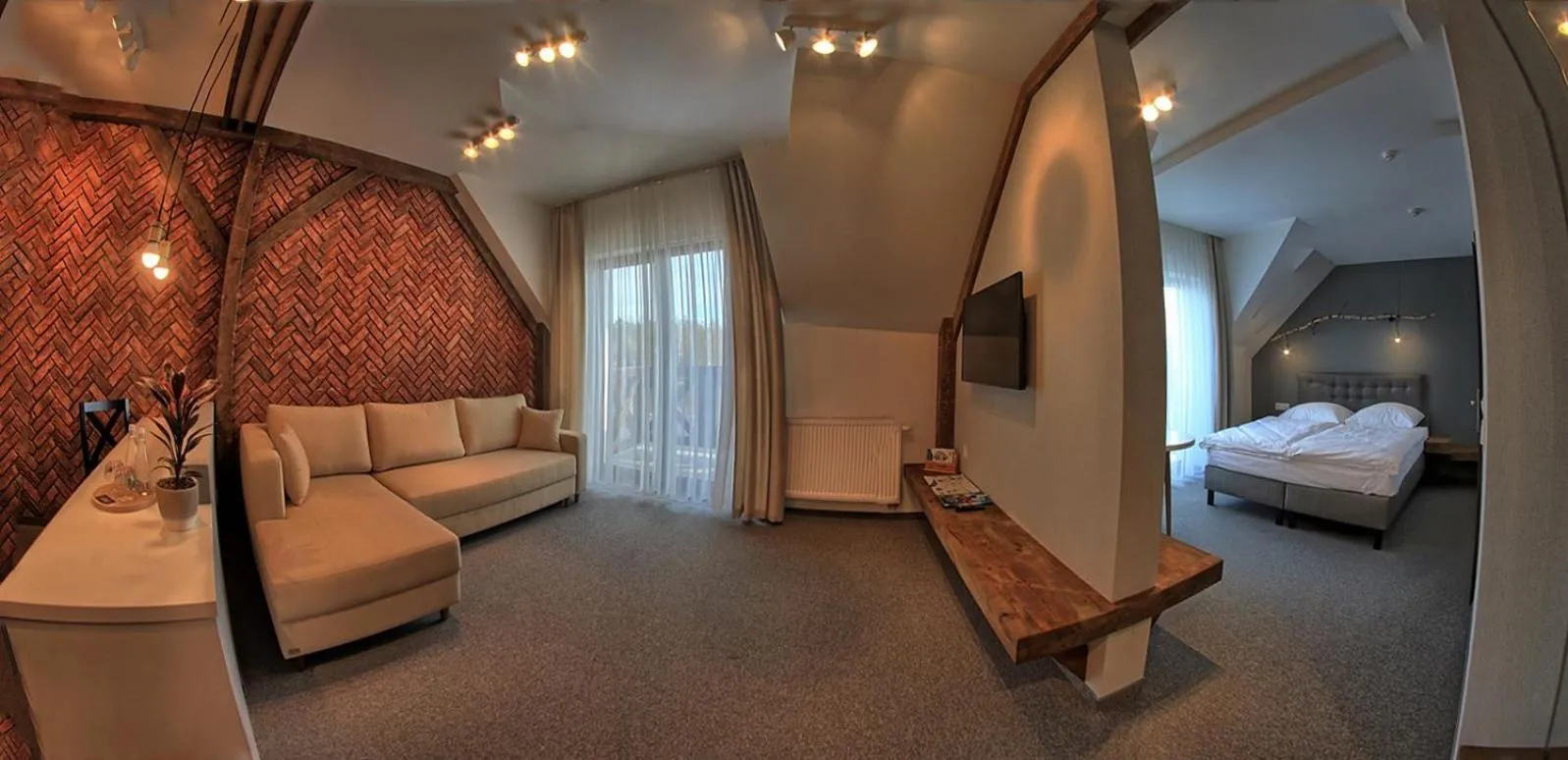 Living room, Bed in Hotel Górecznik