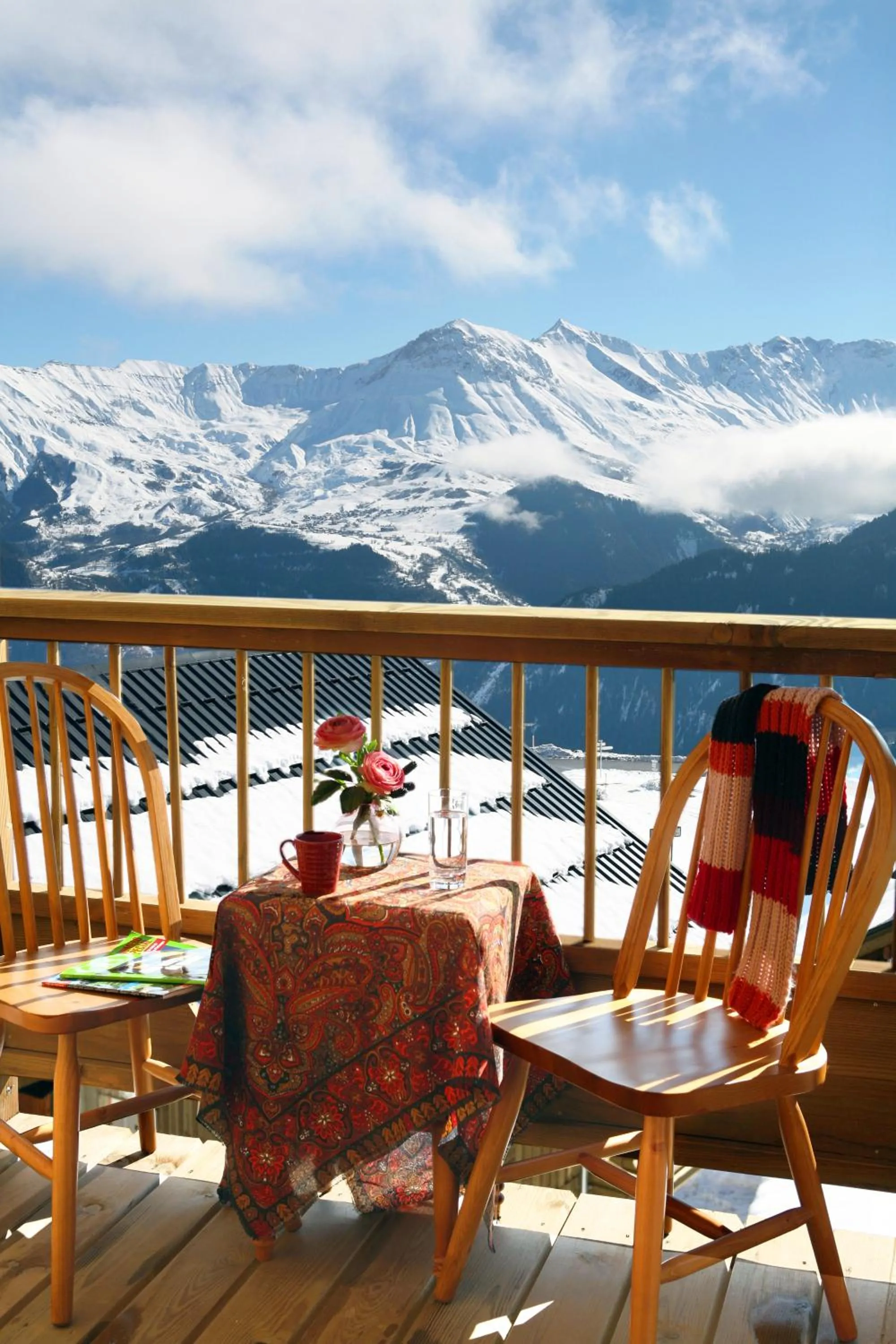 Balcony/Terrace in Résidence Néméa Les Chalets Des Cîmes