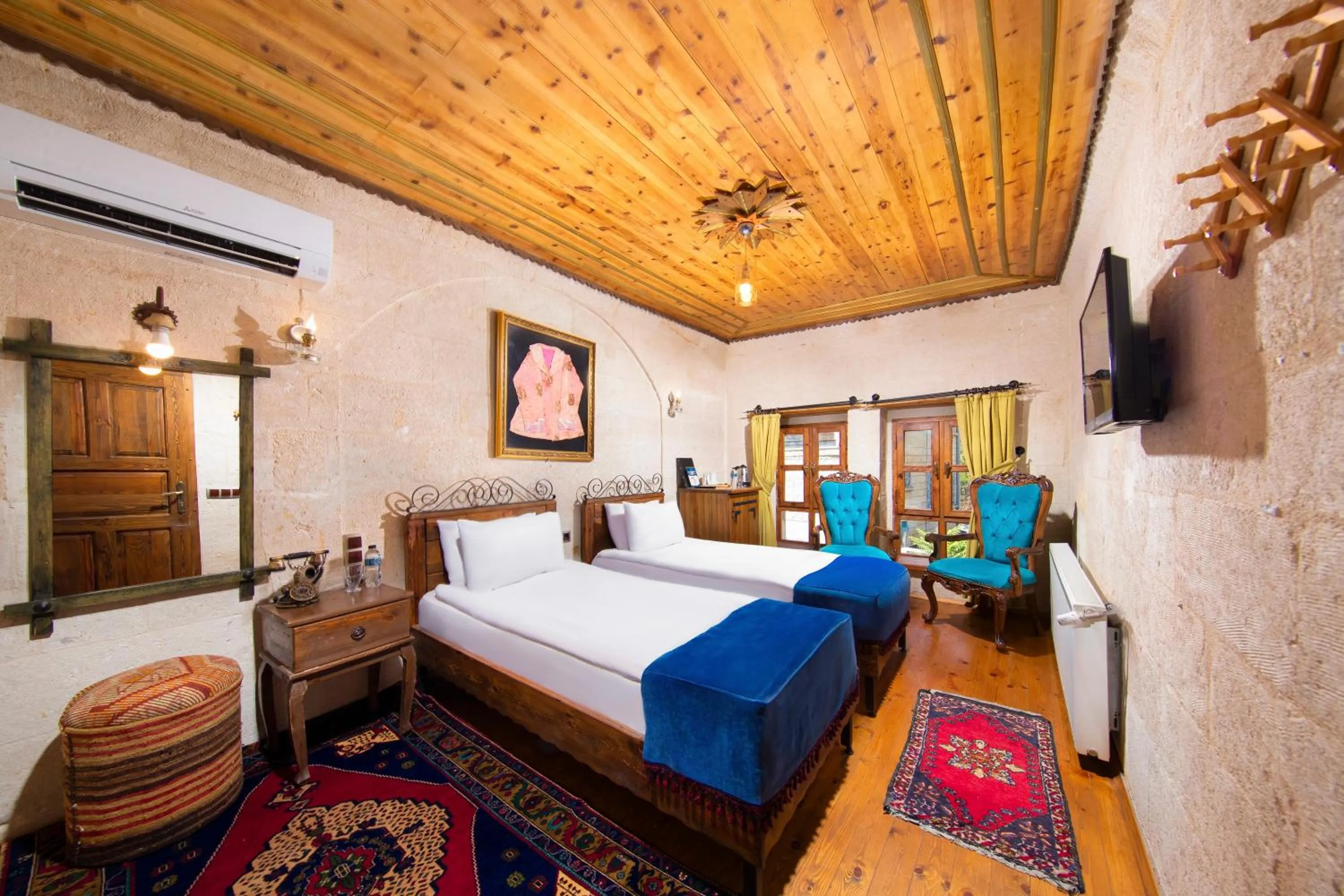 Photo of the whole room, Bed in Aja Cappadocia Cave Hotel