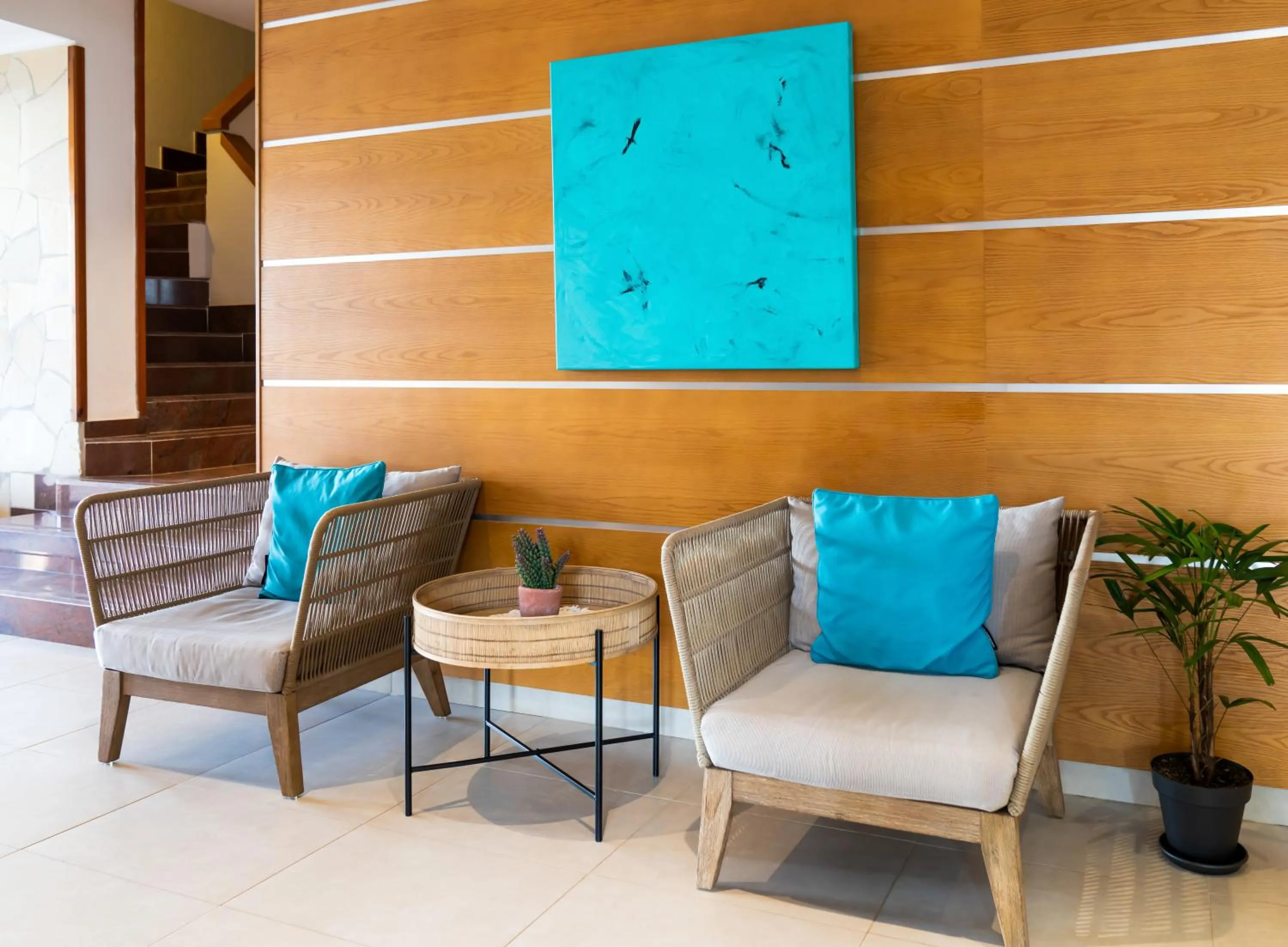 Lobby or reception in Club Can Bossa