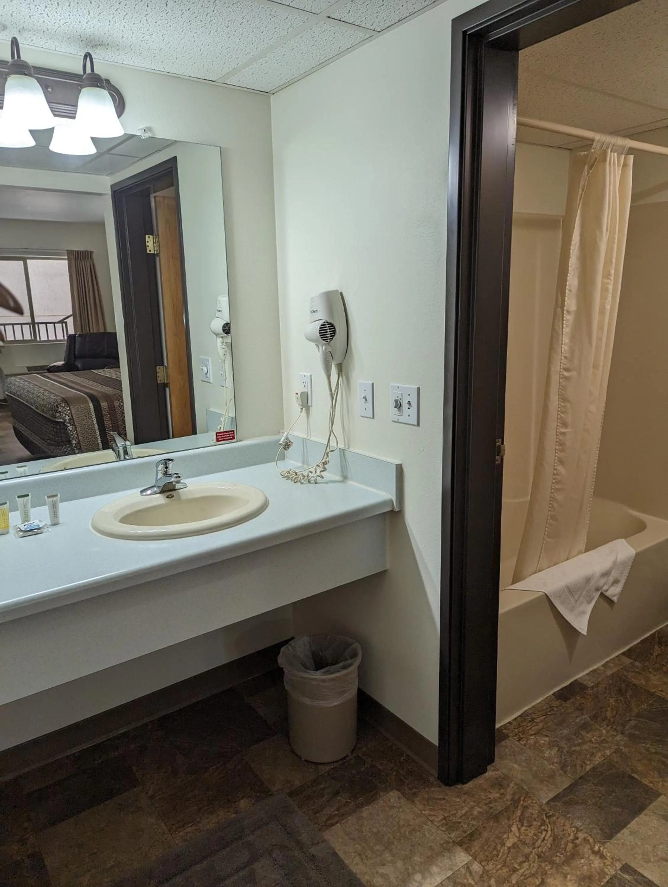 Bathroom in Travelodge by Wyndham Deadwood