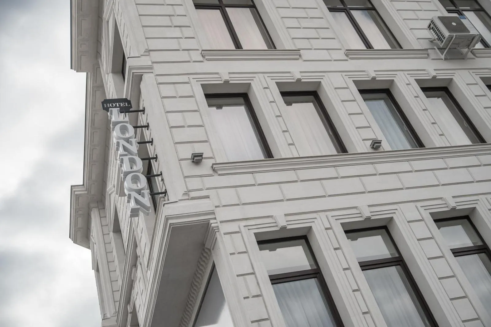 Facade/entrance in London Boutique Hotel