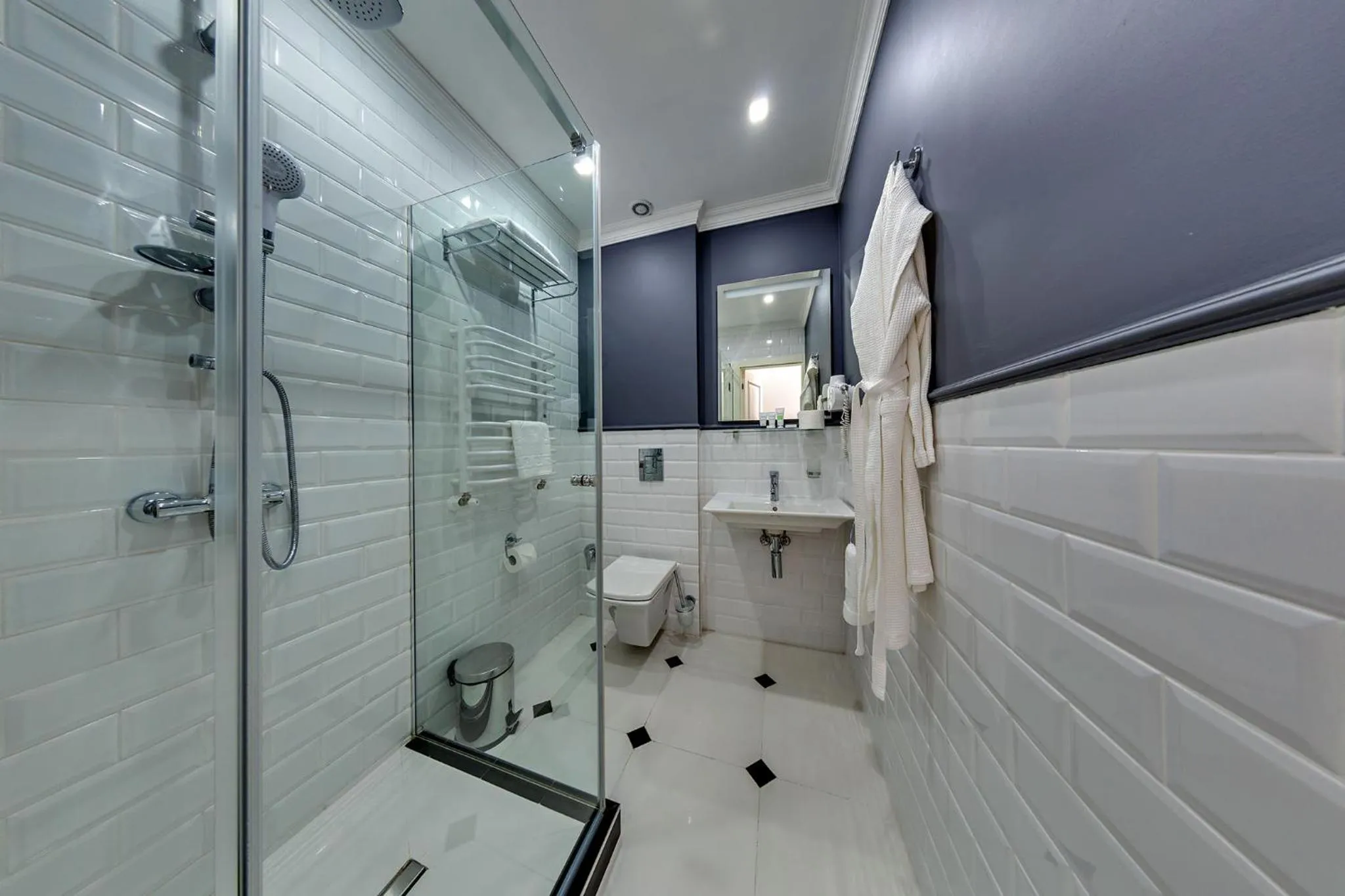 Shower in London Boutique Hotel