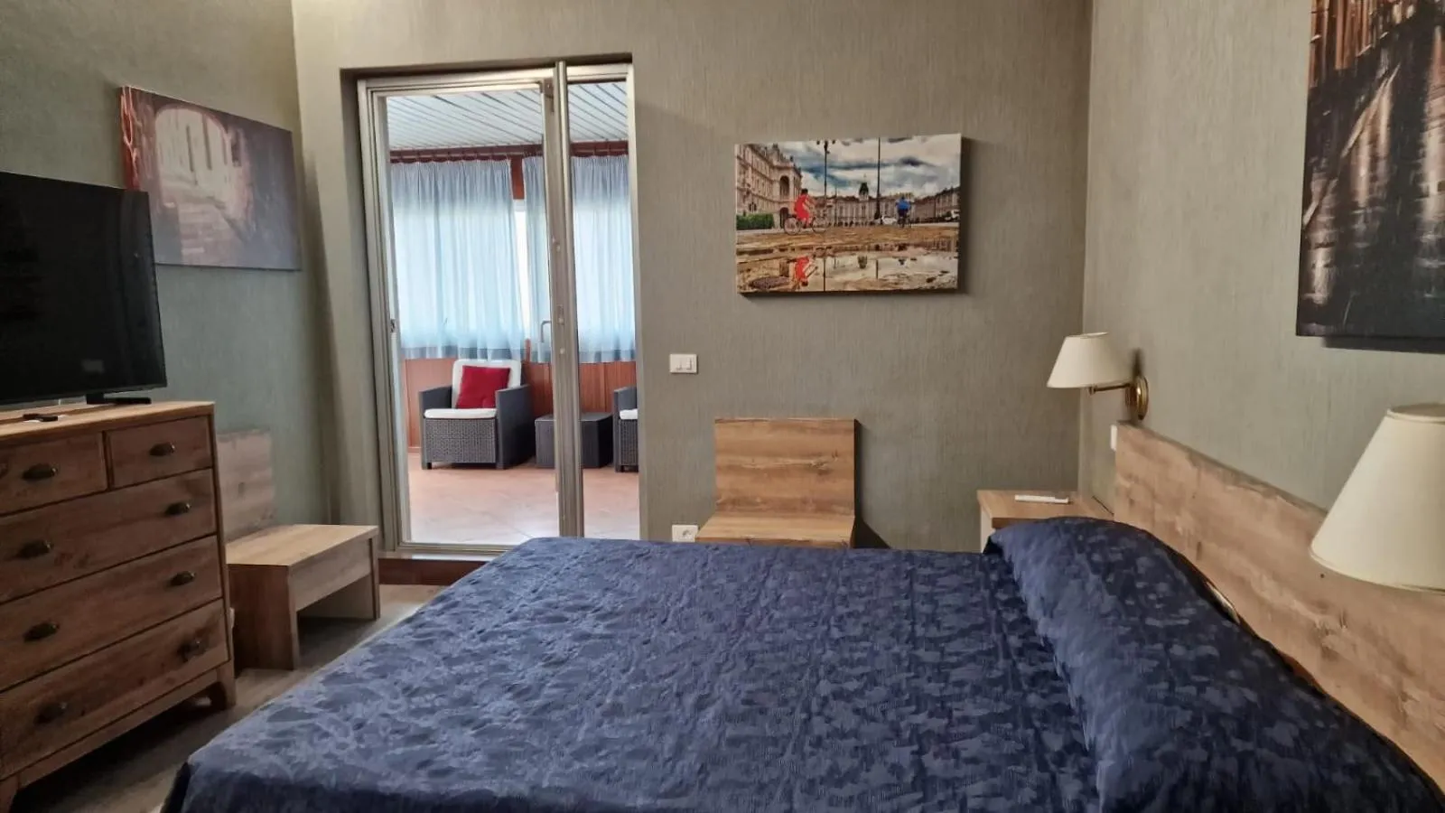 Bedroom, Bed in Hotel Milano