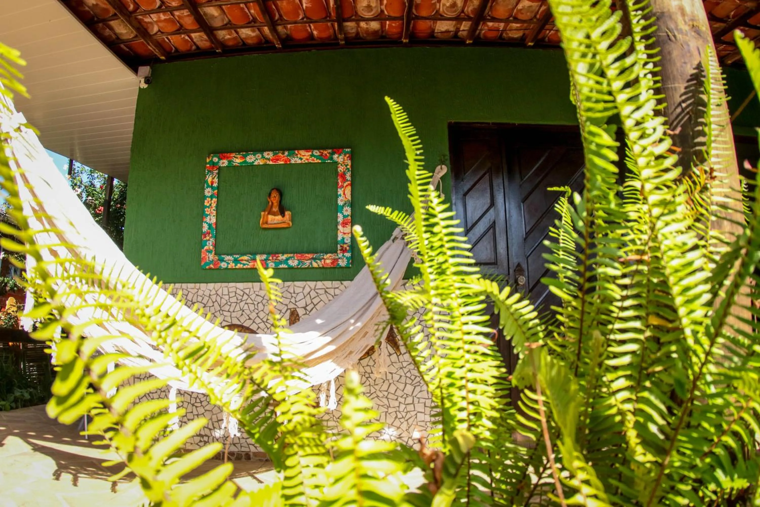 Balcony/Terrace in Pousada Leão Marinho