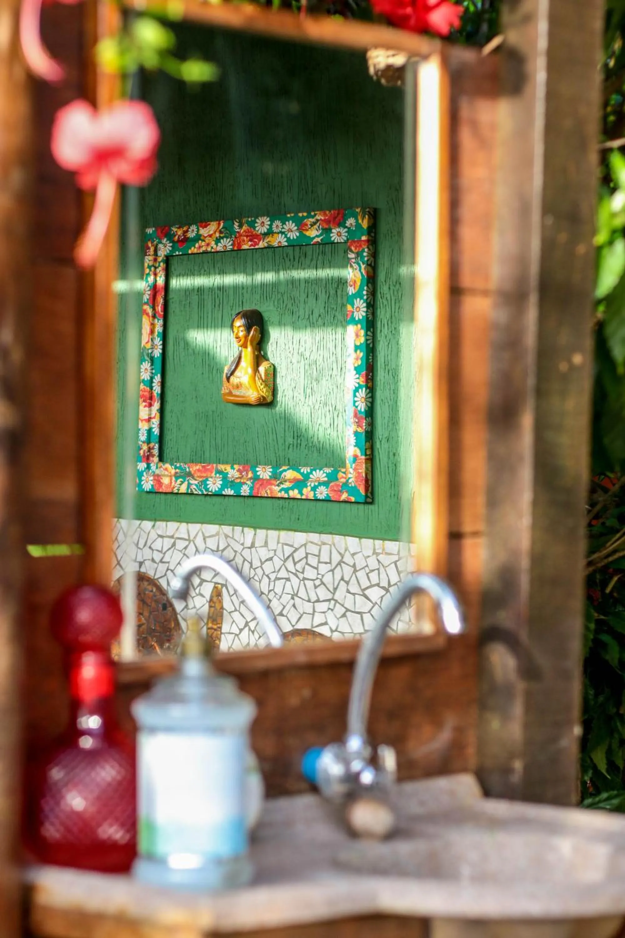 Balcony/Terrace in Pousada Leão Marinho