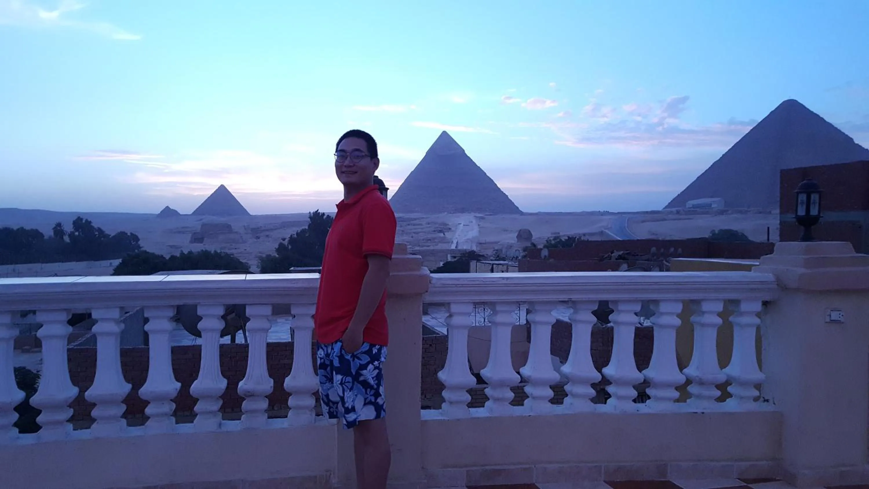 People in Royal Pyramids Inn