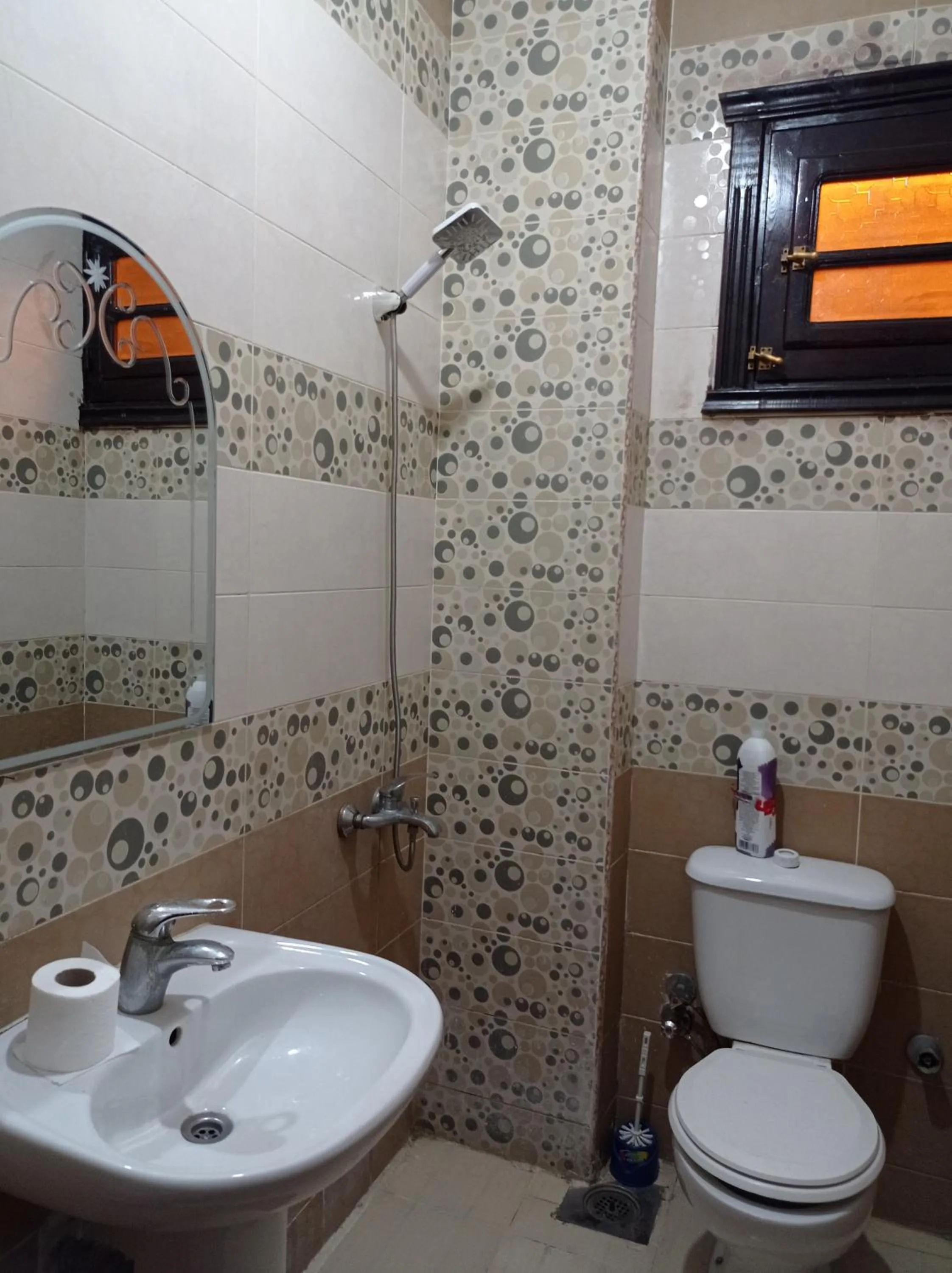 Shower in Royal Pyramids Inn