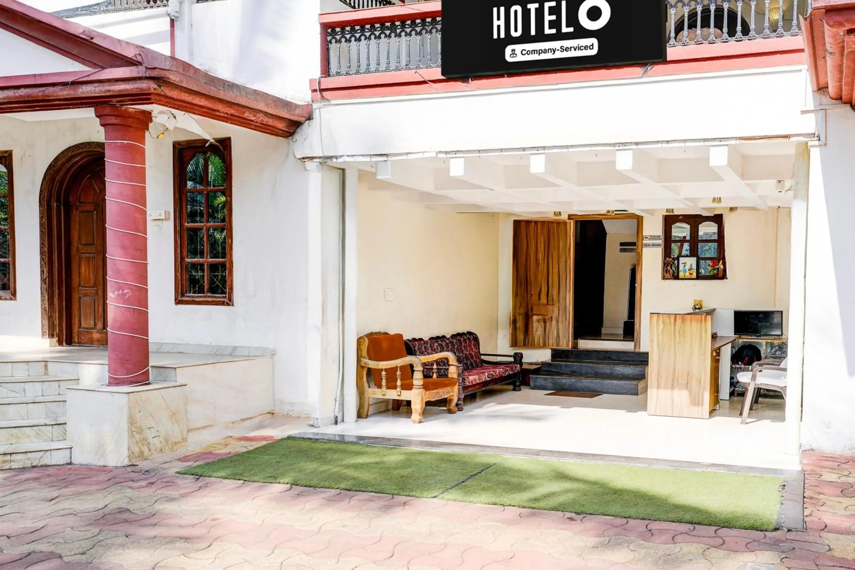 Facade/entrance in Hotel O Benaulim Beach Goa
