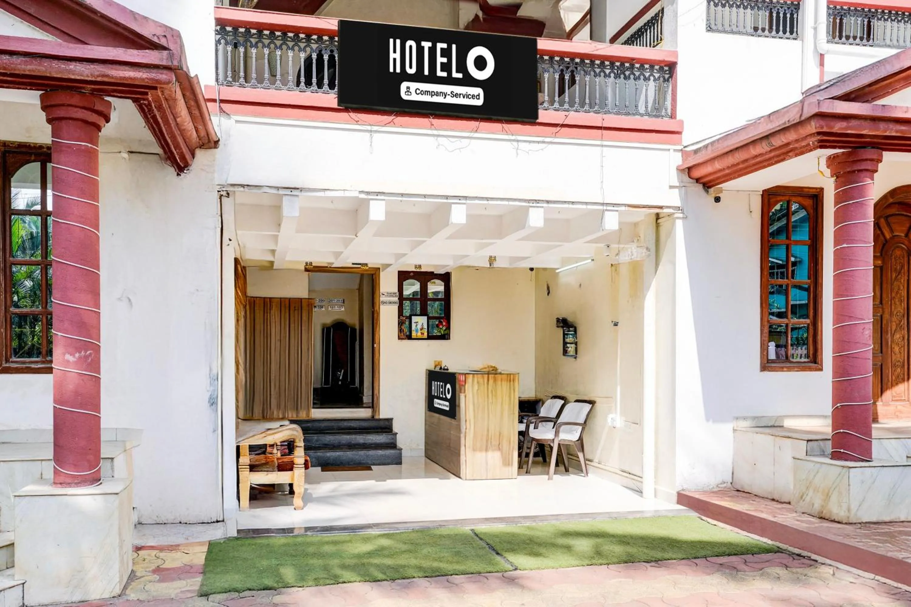 Facade/entrance in Hotel O Benaulim Beach Goa