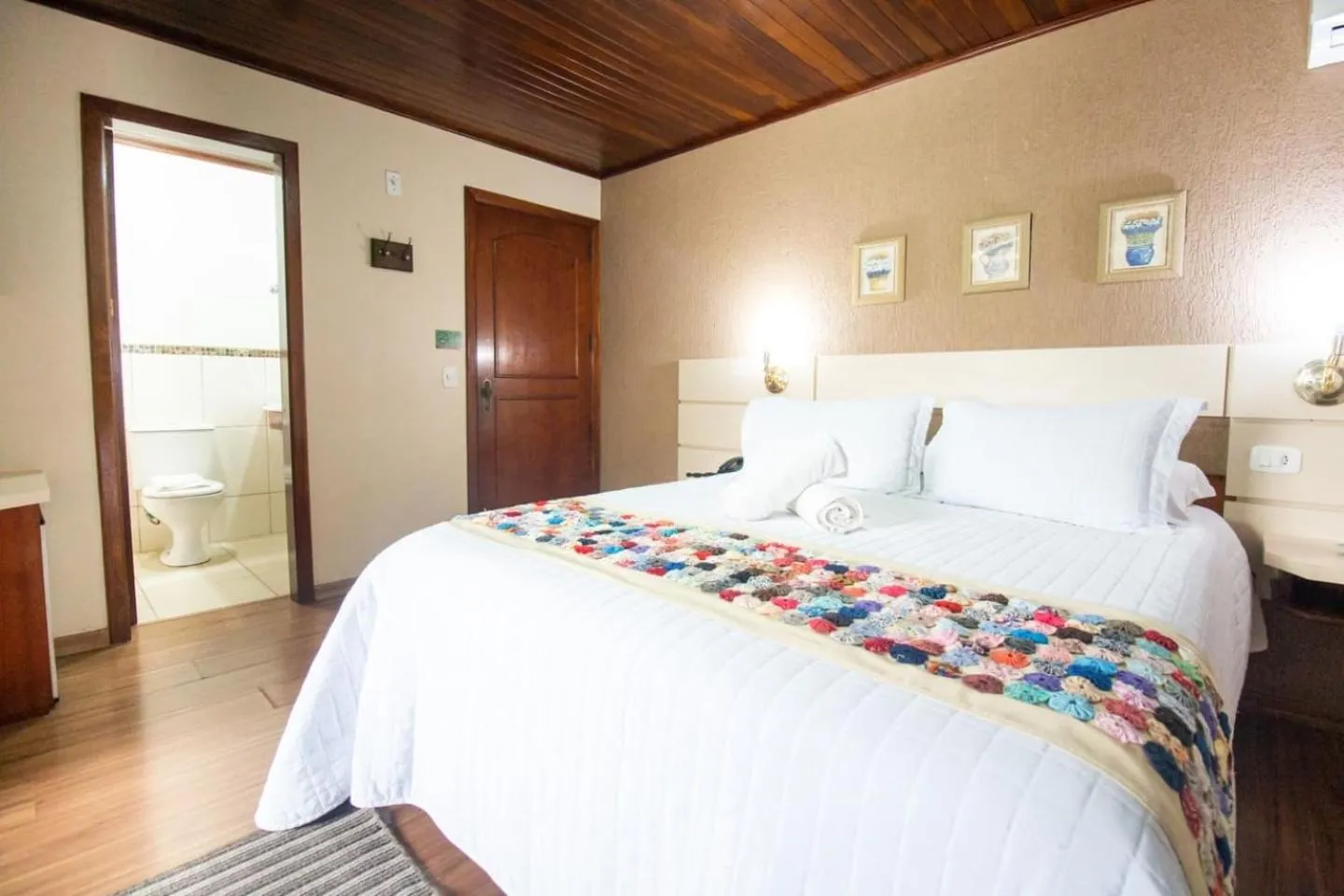 Bed in Hotel Pousada do Bosque