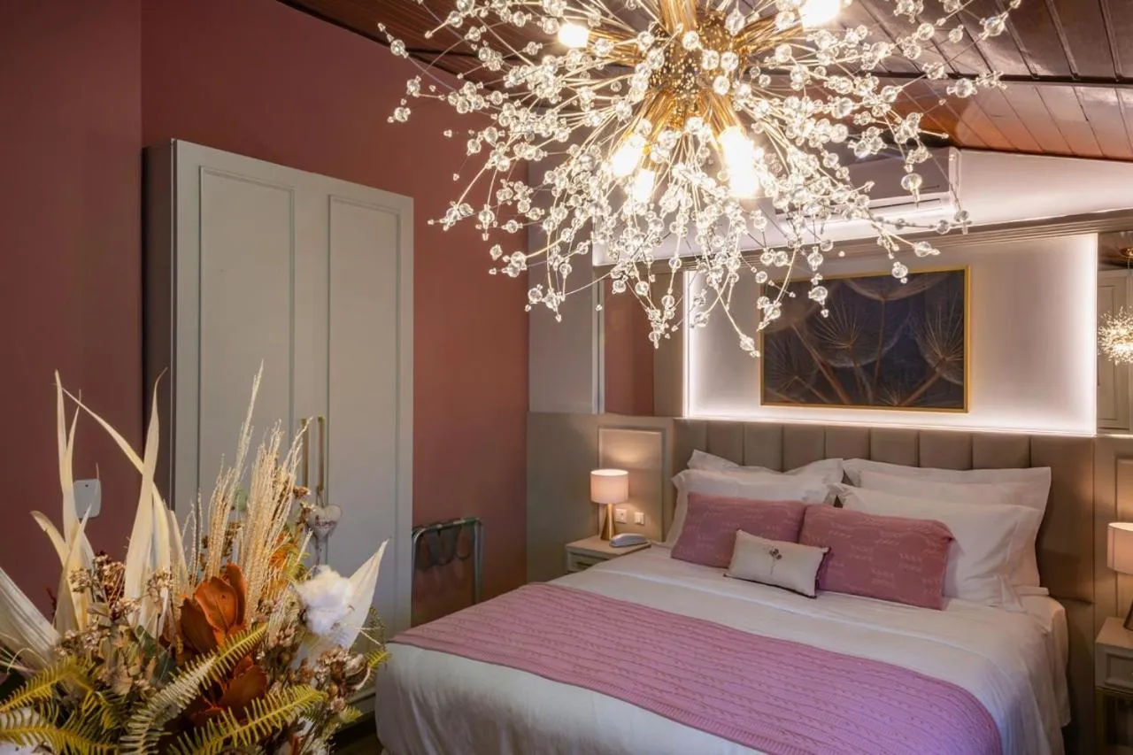 Bed in Blumen Hotel Boutique