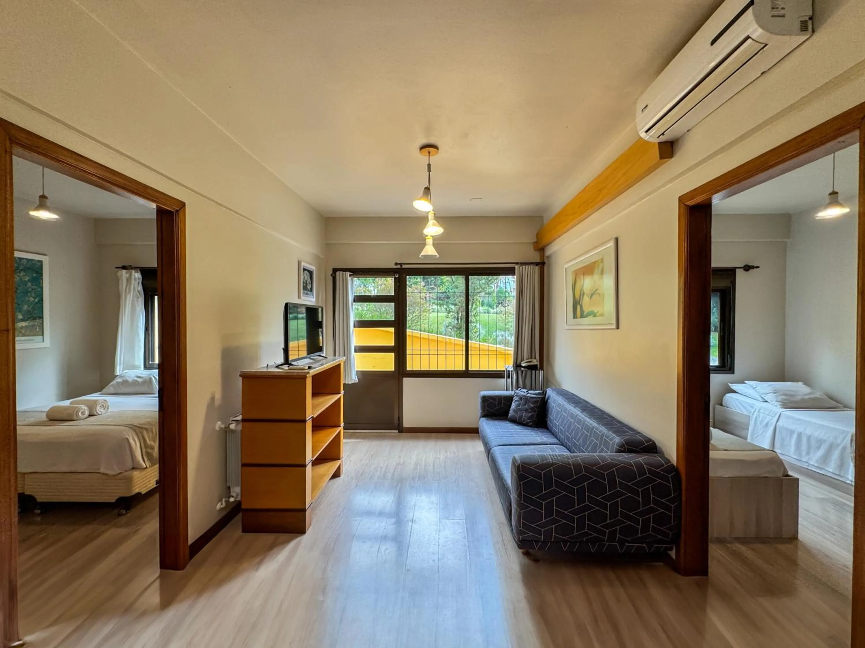 Bed in Hotel Tissiani Canela