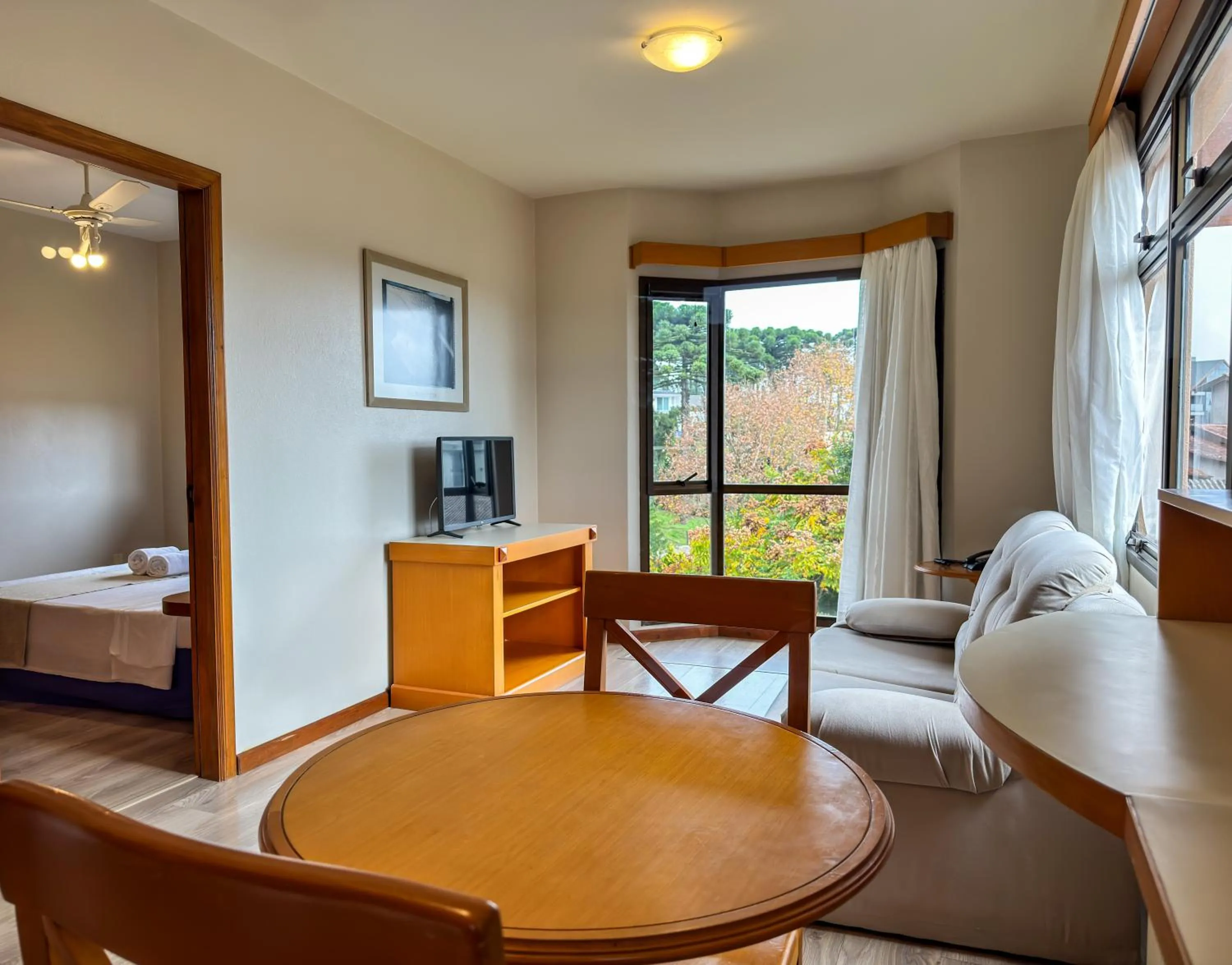 Bed in Hotel Tissiani Canela