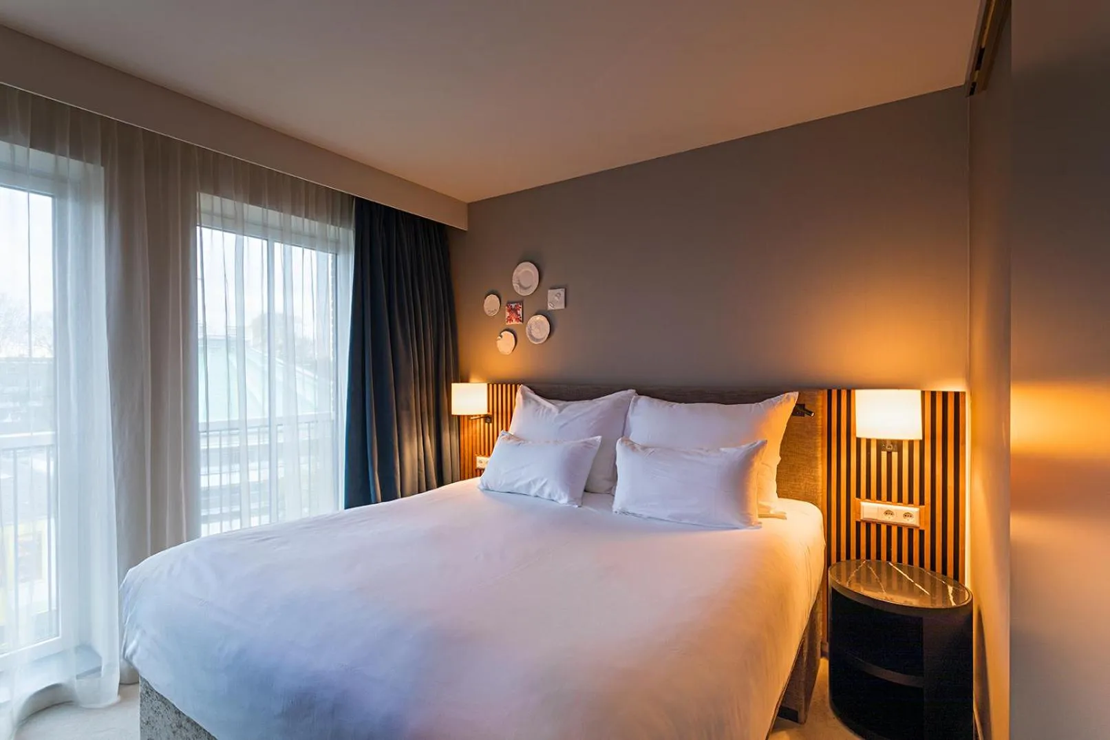 Bed in Pestana Amsterdam Riverside