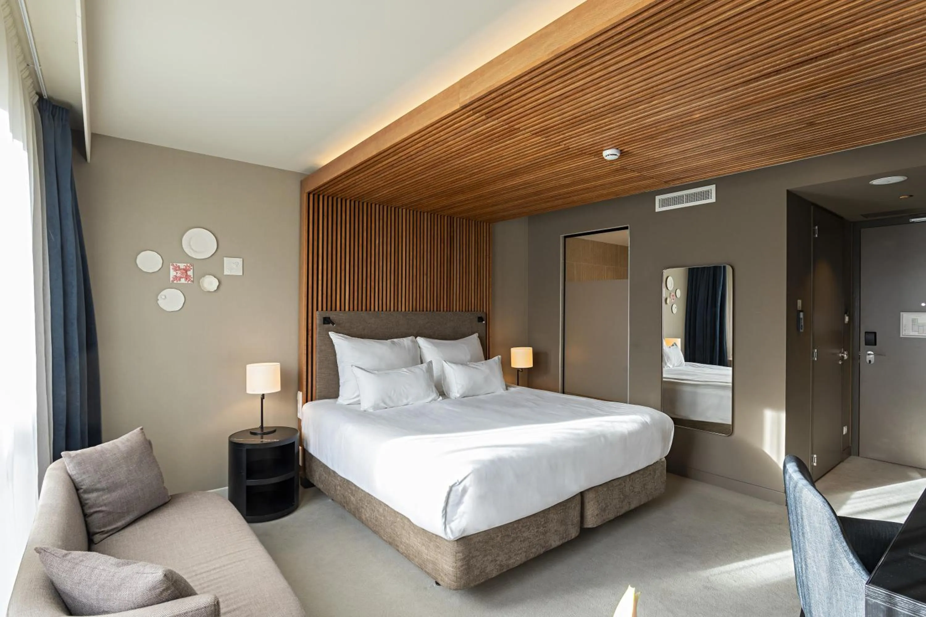 Bed in Pestana Amsterdam Riverside