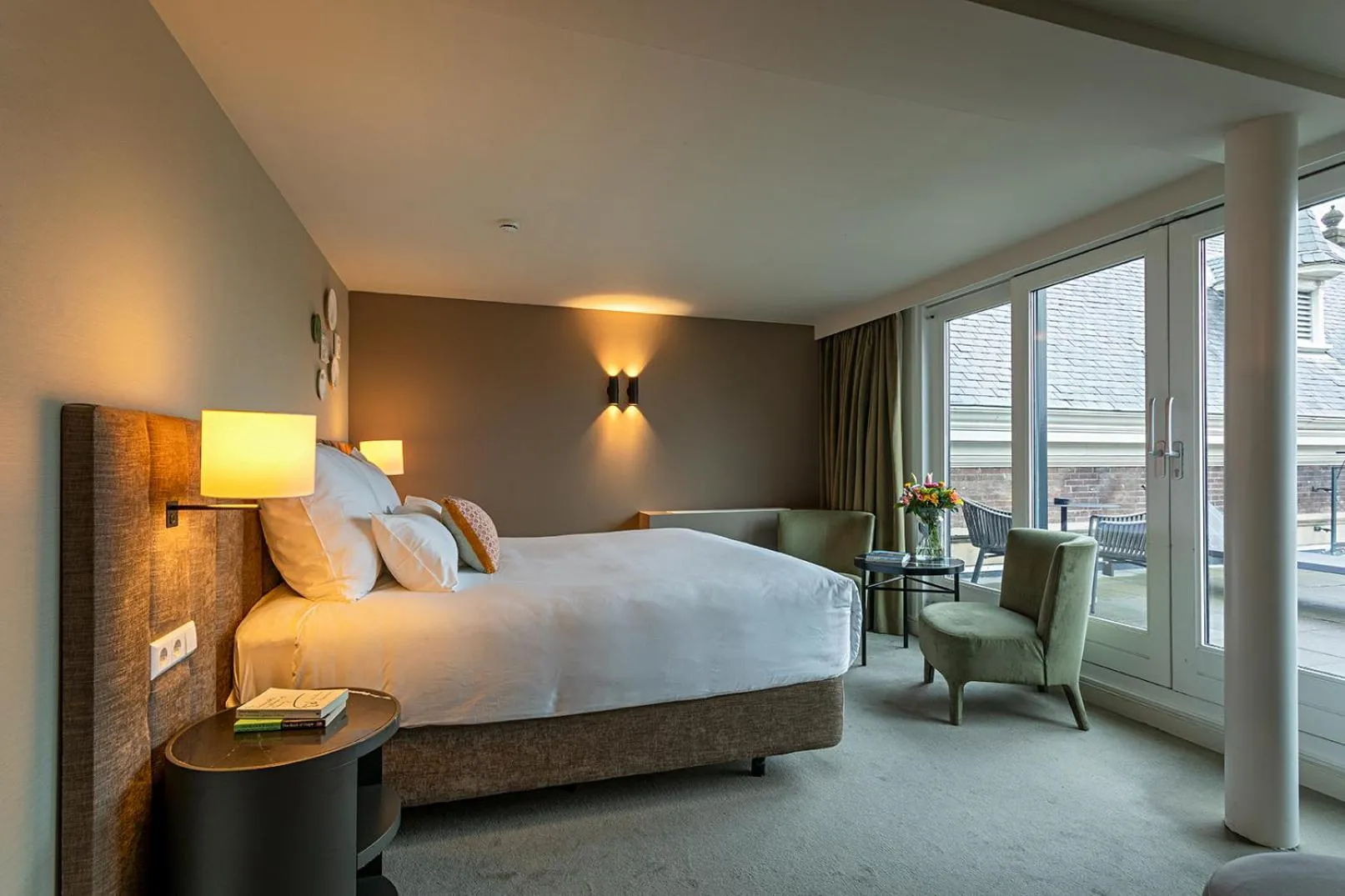 Bed in Pestana Amsterdam Riverside